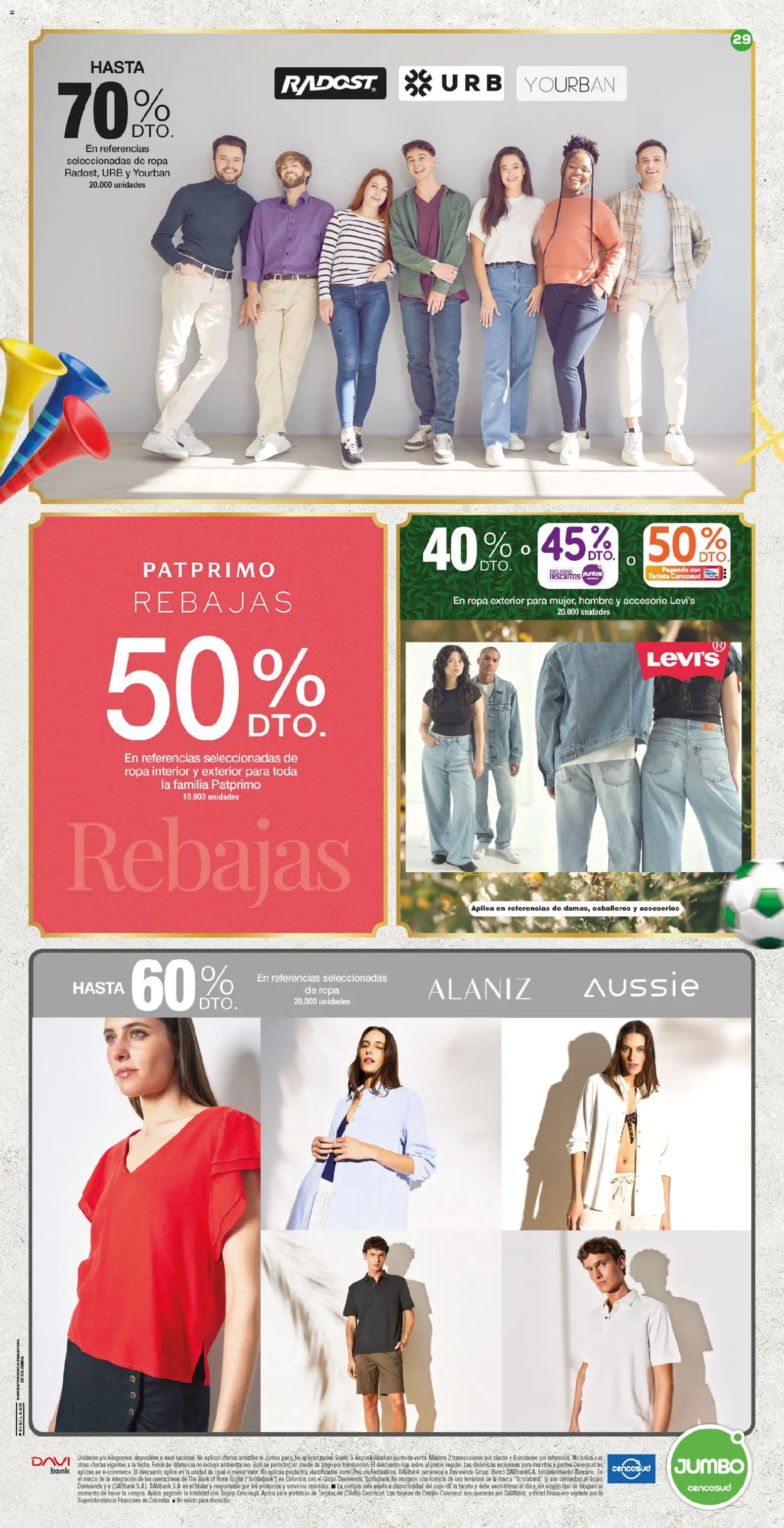 Jumbo revista - valida desde el 26.02.2026 | Página: 29 | Productos: Banco, Sobre, Ropa, Ropa interior