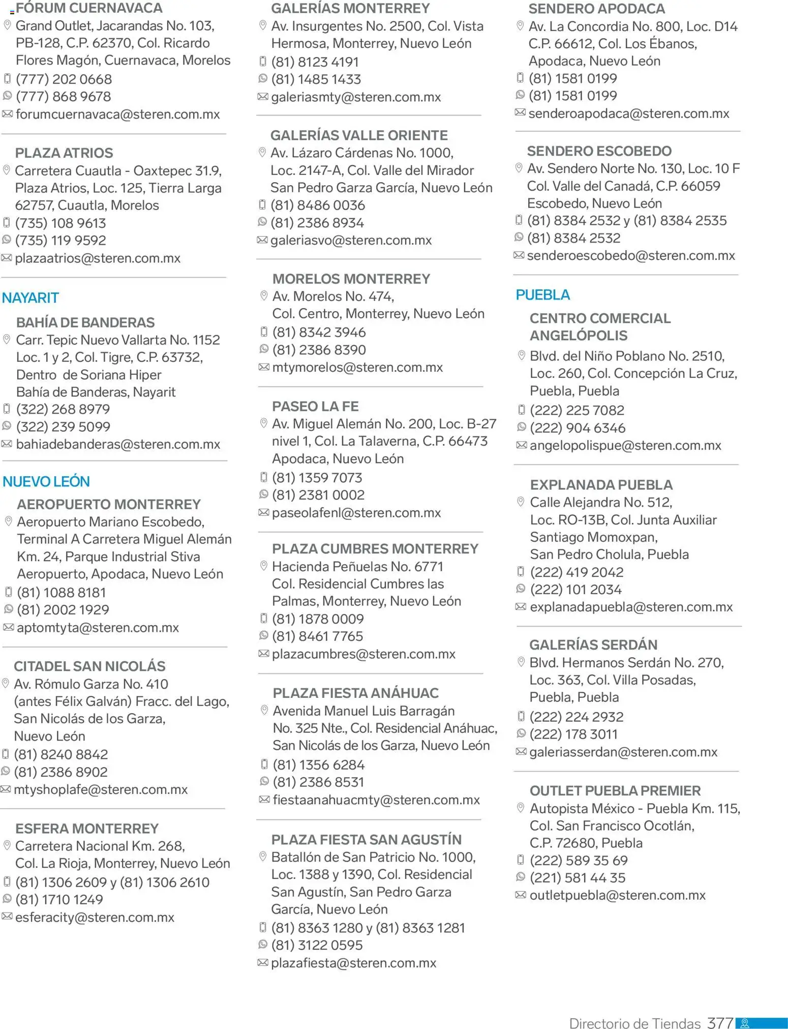 Nuevas ofertas de Steren válidas en toda la República Mexicana desde el 01.01.2026. ¡Encuentra las mejores ofertas en Steren catálogo! | Página: 389