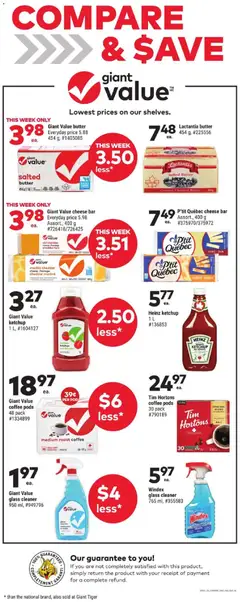 Preview of Giant Value ketchup, 1 L, #1604127 from shop Giant Tiger valid from 25.12.2025 | Page: 6