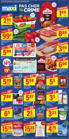 Preview of Maxi weekly flyer / circulaire from shop Maxi valid from 18.09.2025