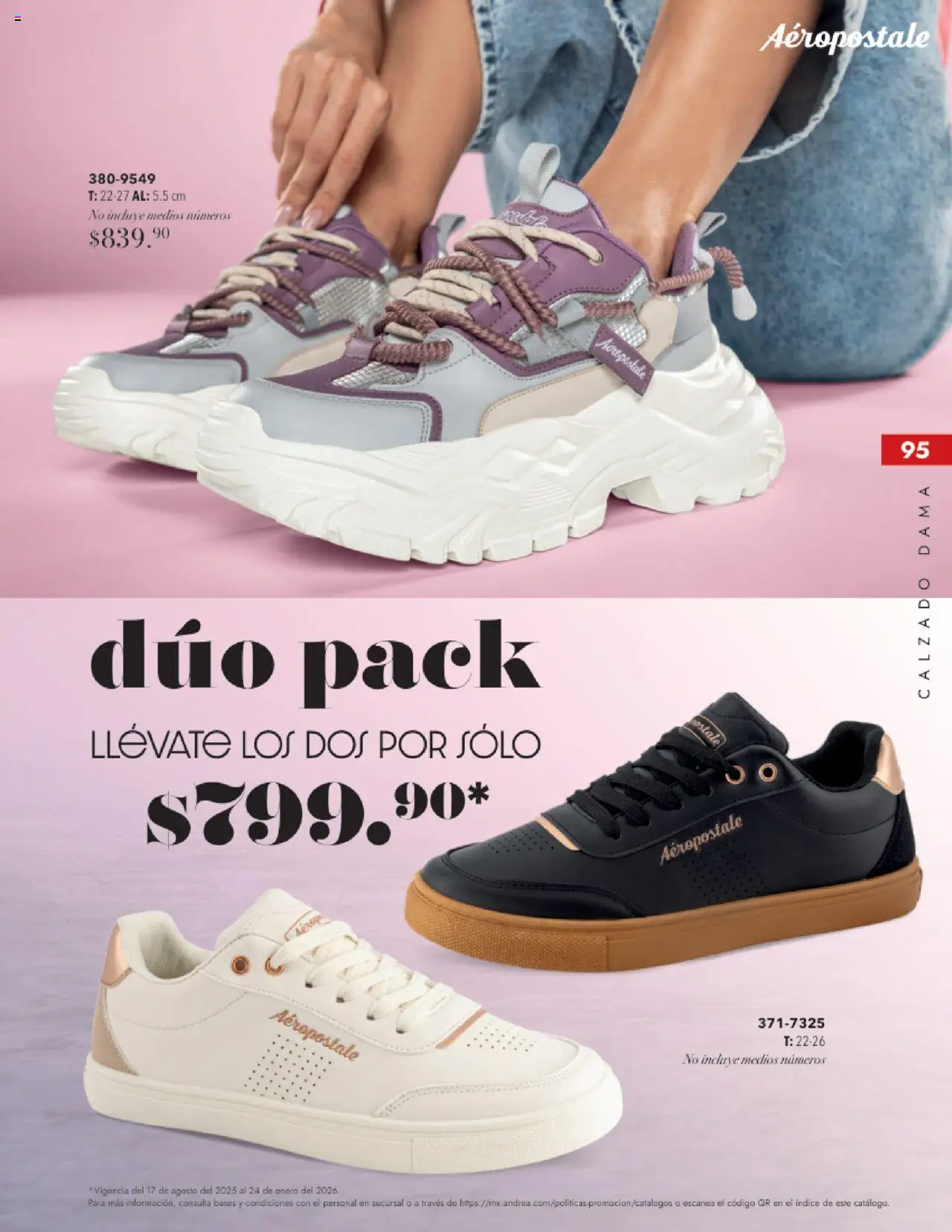 Nuevas ofertas de Andrea válidas en toda la República Mexicana desde el 17.08.2025. ¡Encuentra las mejores ofertas en Andrea - Catálogo Tropical Otoño / Invierno! | Página: 95