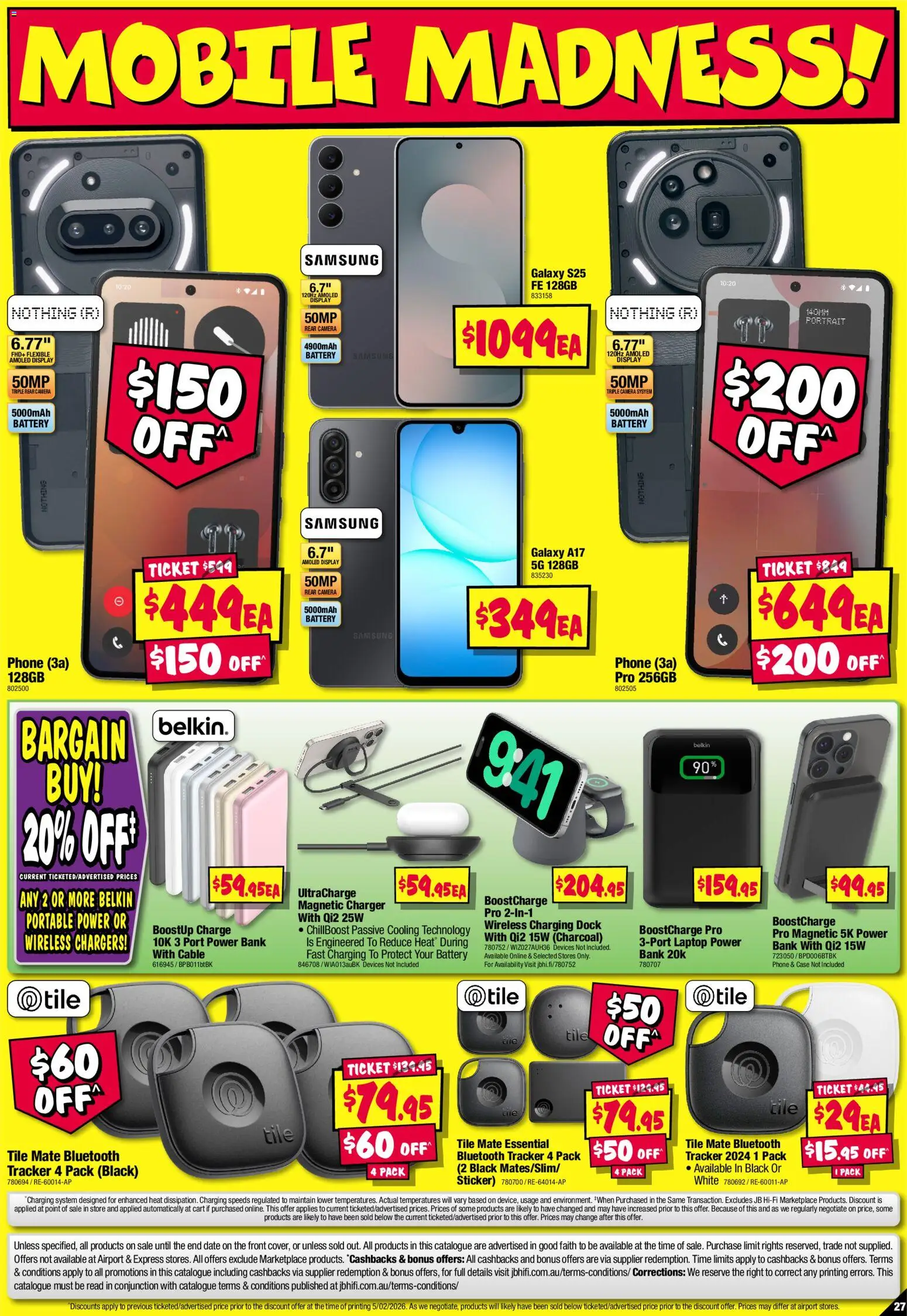 JB Hi-Fi catalogue - valid from 19.02.2026 | Page: 27 | Products: Cart, Date, Camera, Case