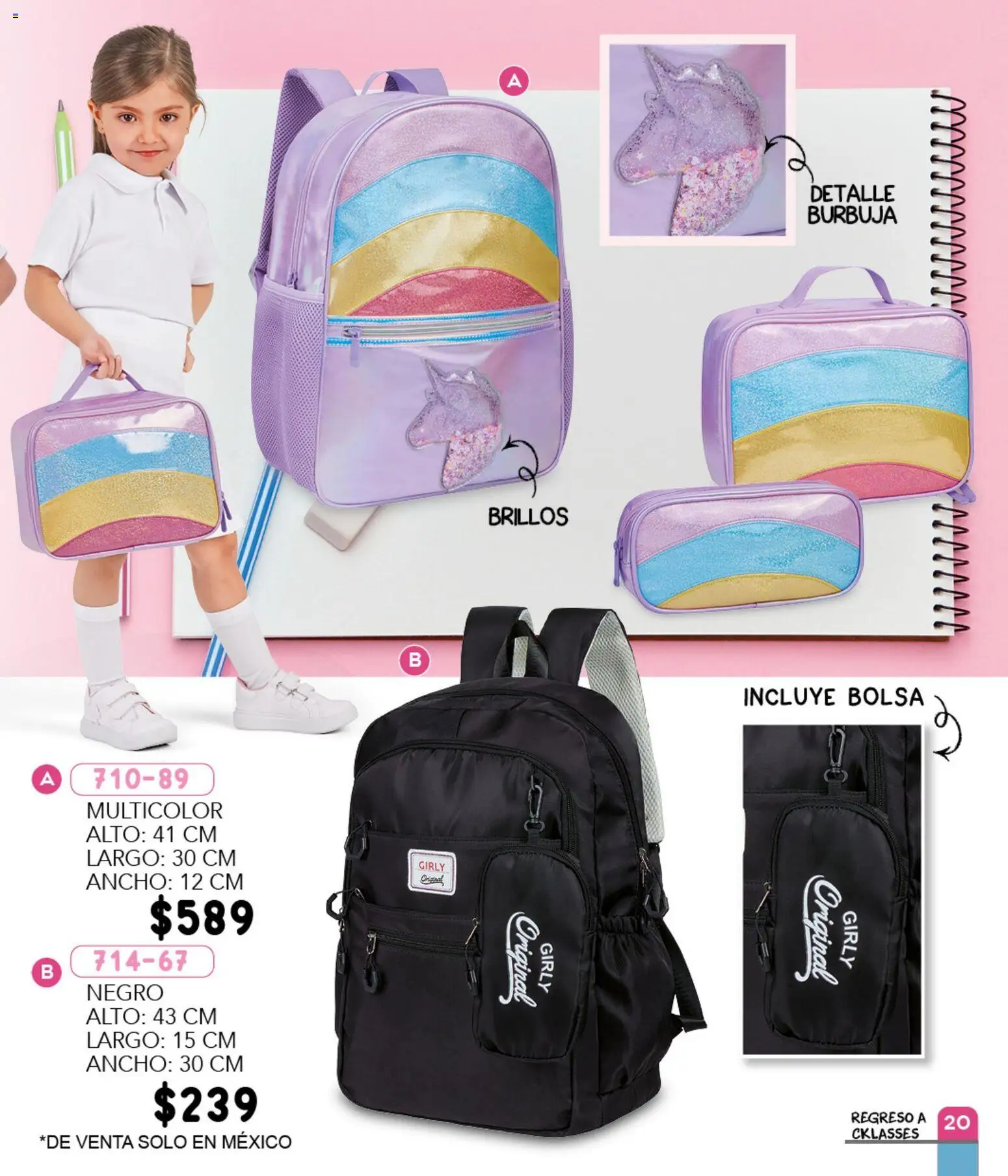 Nuevas ofertas de Cklass válidas en toda la República Mexicana desde el 06.01.2026. ¡Encuentra las mejores ofertas en Cklass catálogo Regreso a clases 2026! | Página: 21 | Productos: Bolsa