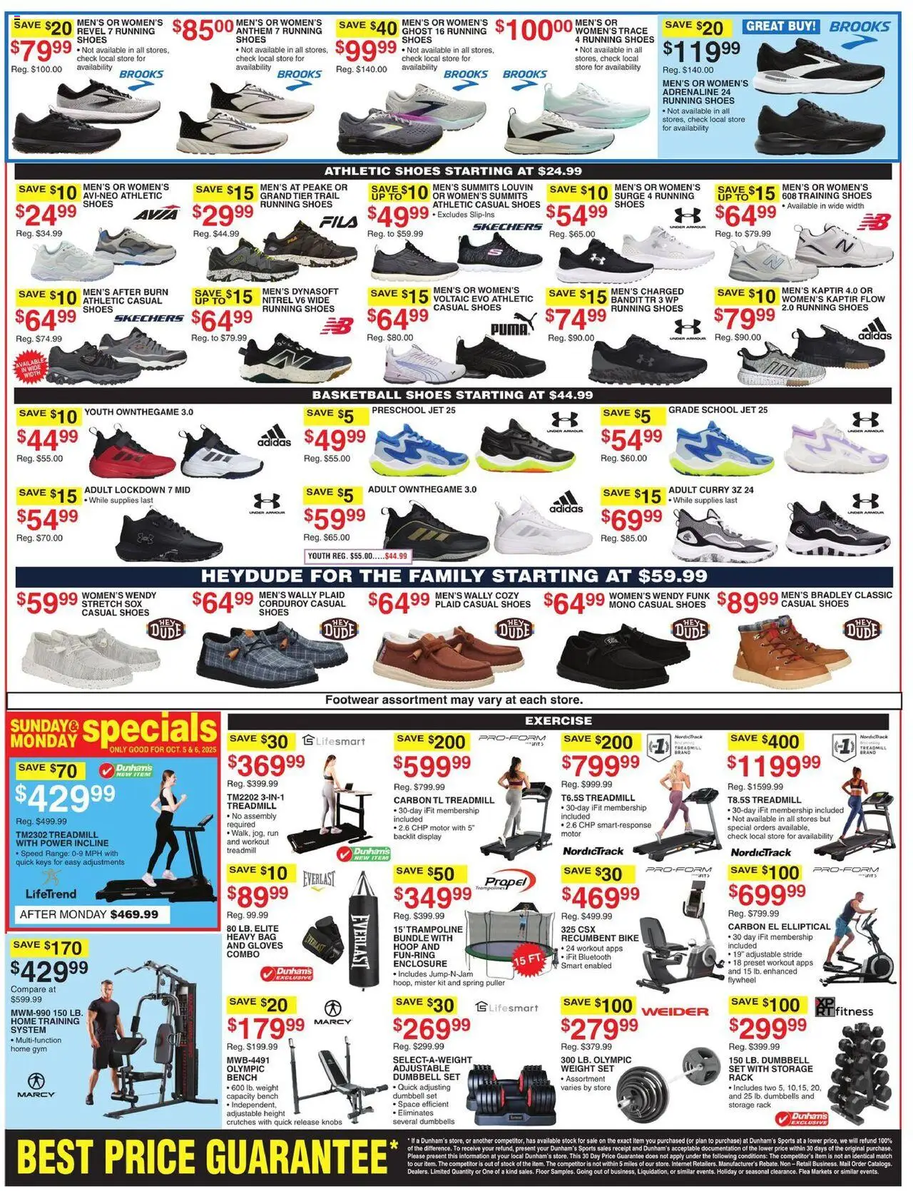 Dunham's Sports Weekly Ad - valid from 04.10.2025 | Page: 10 | Products: Gloves, Bag, Weight