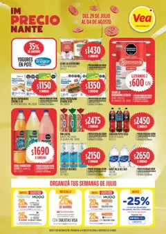 Vea - Oferta imPRECIOnante │ válido desde el 29.07.2025 | Página: 3 | Productos: Agua, Leche, Pan, Agua saborizada