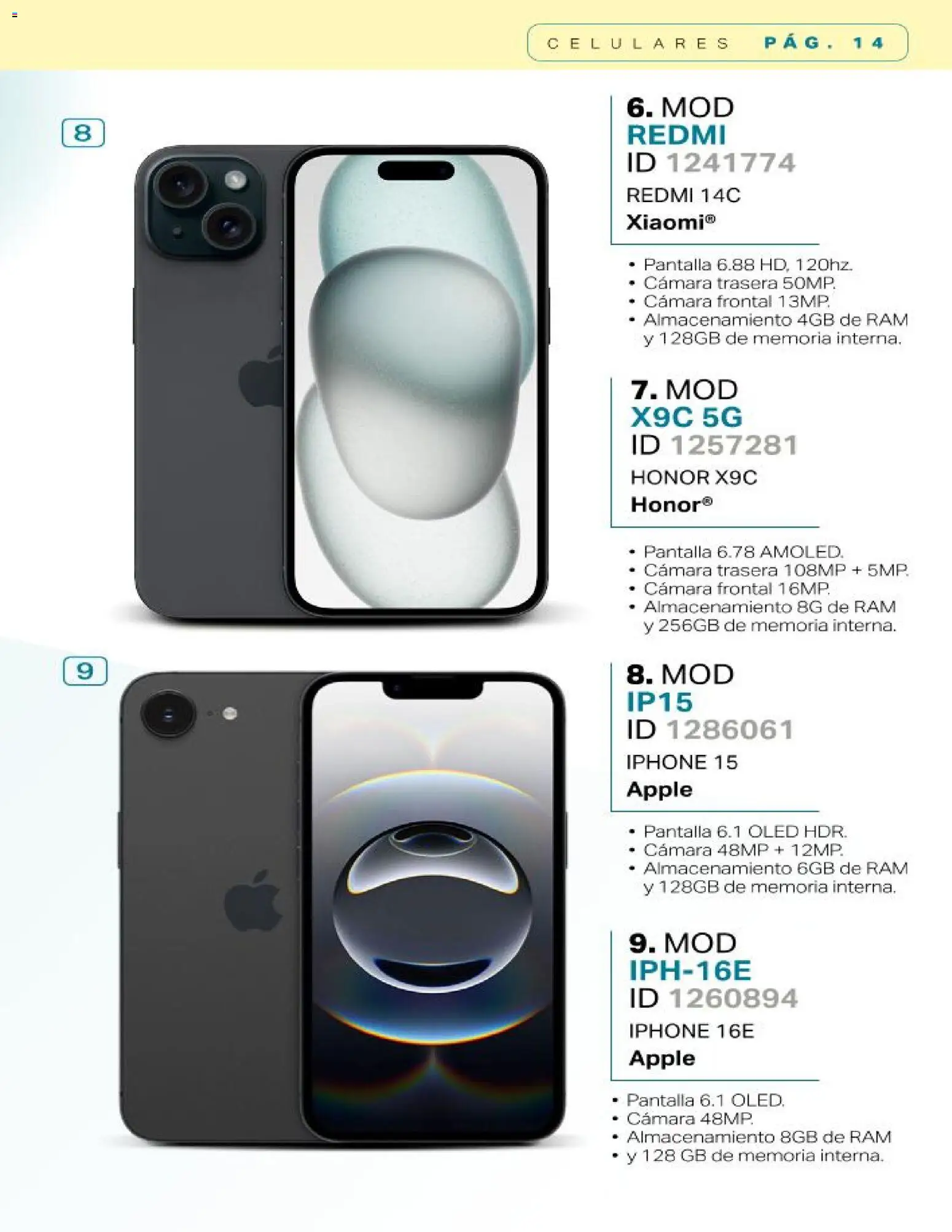 Nuevas ofertas de Price Shoes válidas en toda la República Mexicana desde el 21.11.2025. ¡Encuentra las mejores ofertas en Price Shoes catálogo Pantallas & Celulares! | Página: 14 | Productos: Cámara