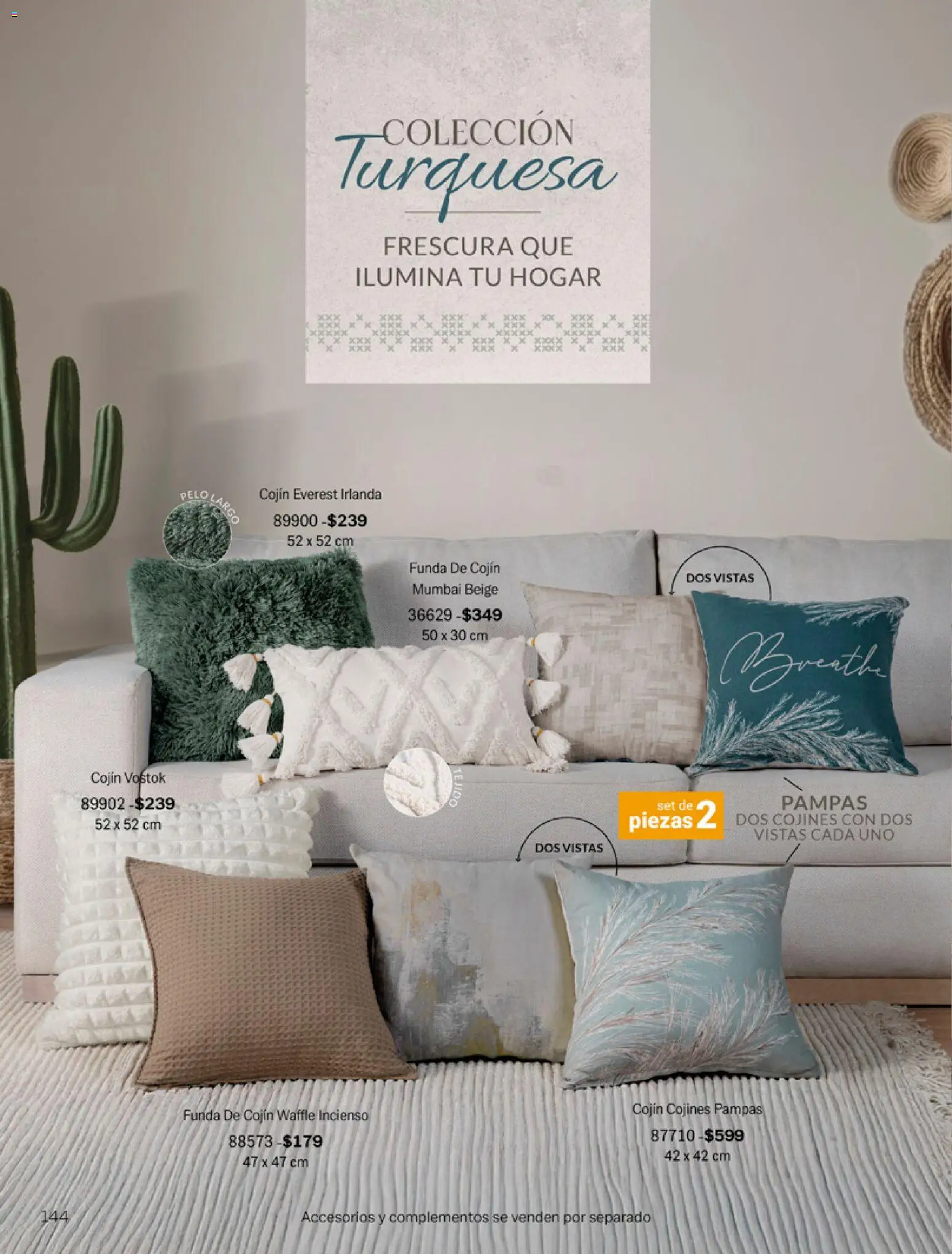 Nuevas ofertas de Vianney válidas en toda la República Mexicana desde el 06.03.2026. ¡Encuentra las mejores ofertas en Vianney catálogo Tu hogar, nuestra pasión! | Página: 146 | Productos: Funda