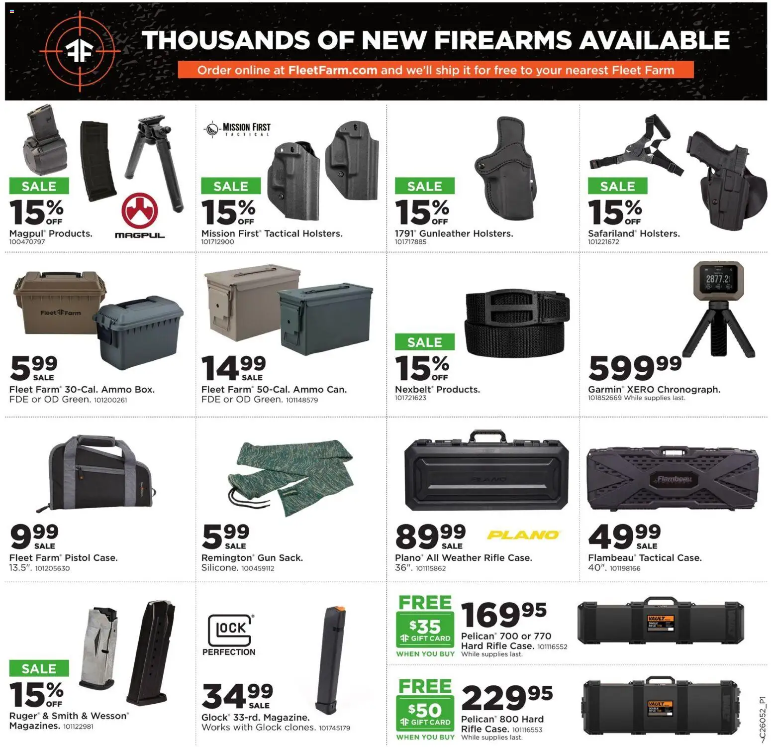 Mills Fleet Farm Range Ready - valid from 26.01.2026 | Page: 7 | Products: Gun, Ammo, Rifle