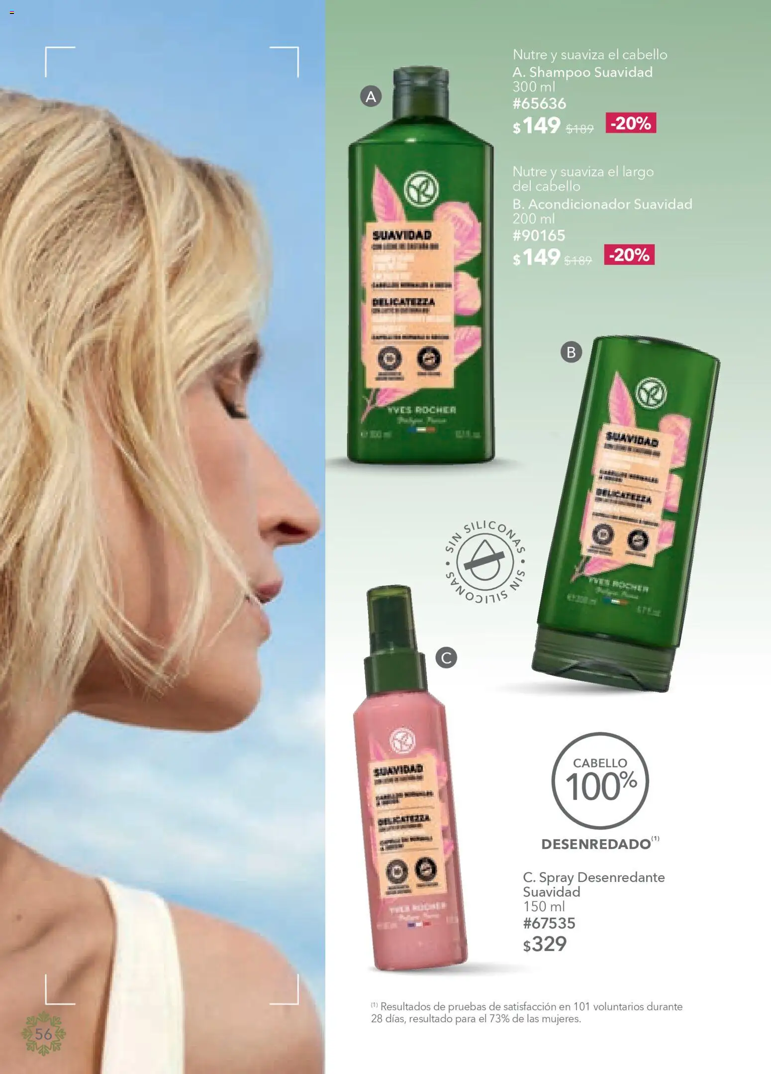 Nuevas ofertas de Yves Rocher válidas en toda la República Mexicana desde el 19.11.2025. ¡Encuentra las mejores ofertas en Yves Rocher campaña 16 2025! | Página: 58 | Productos: Acondicionador