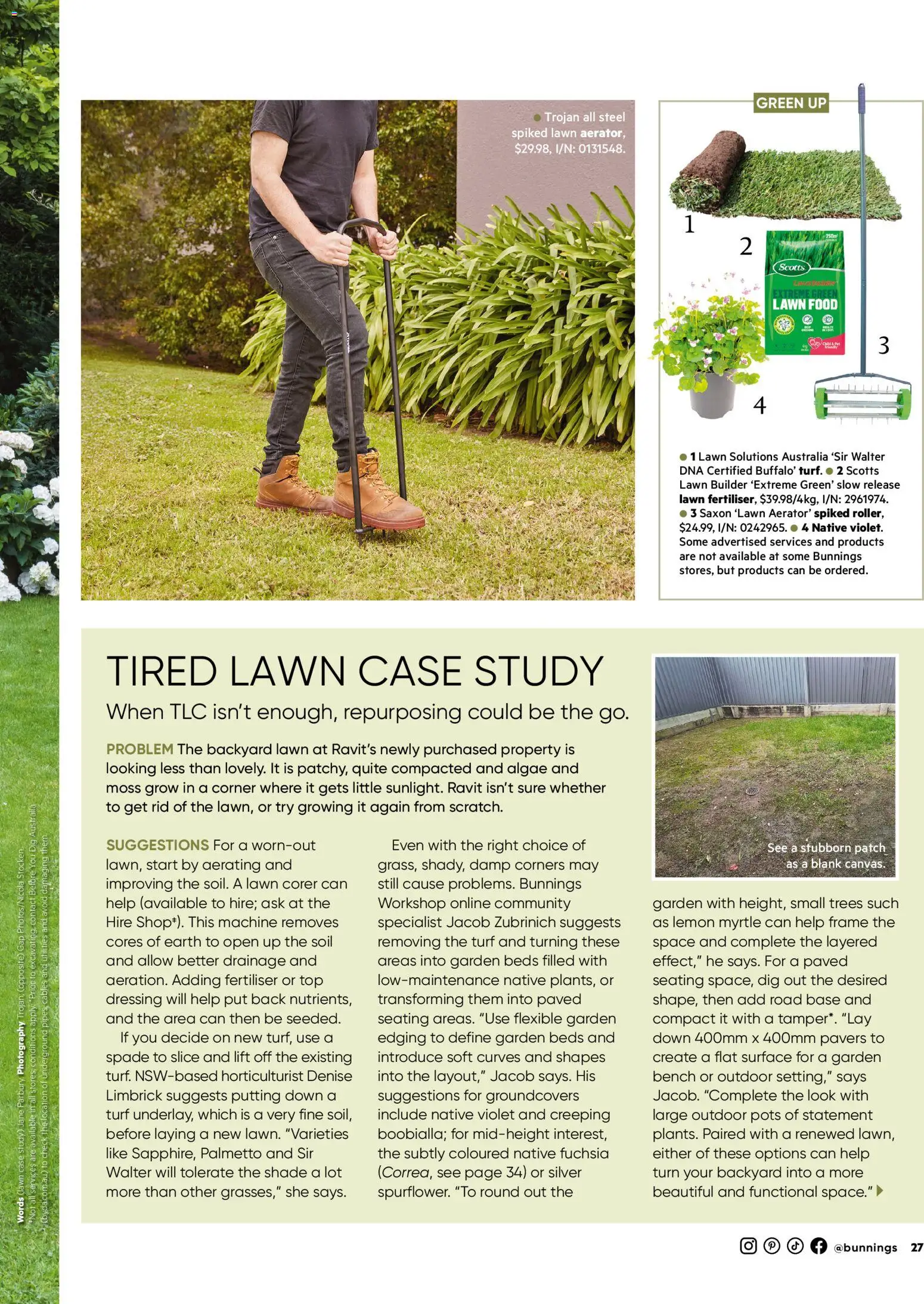 Bunnings Warehouse catalogue - valid from 01.02.2026 | Page: 27 | Products: Native, Lemon, Turf, Case