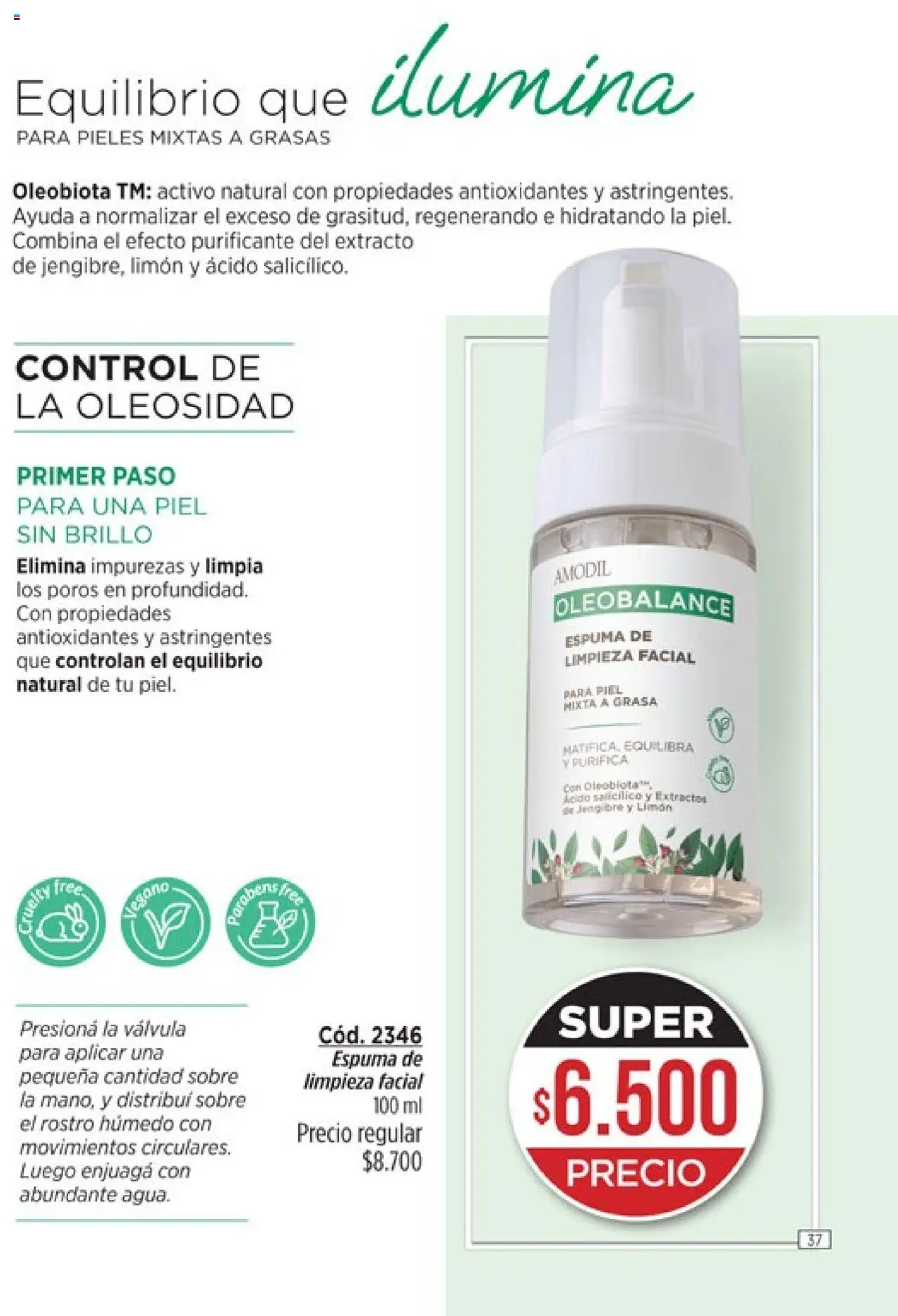 Catálogo Amodil Campaña 14 │ válido desde el 19.08.2025 | Página: 37 | Productos: Sobre, Brillo, Limón, Espuma