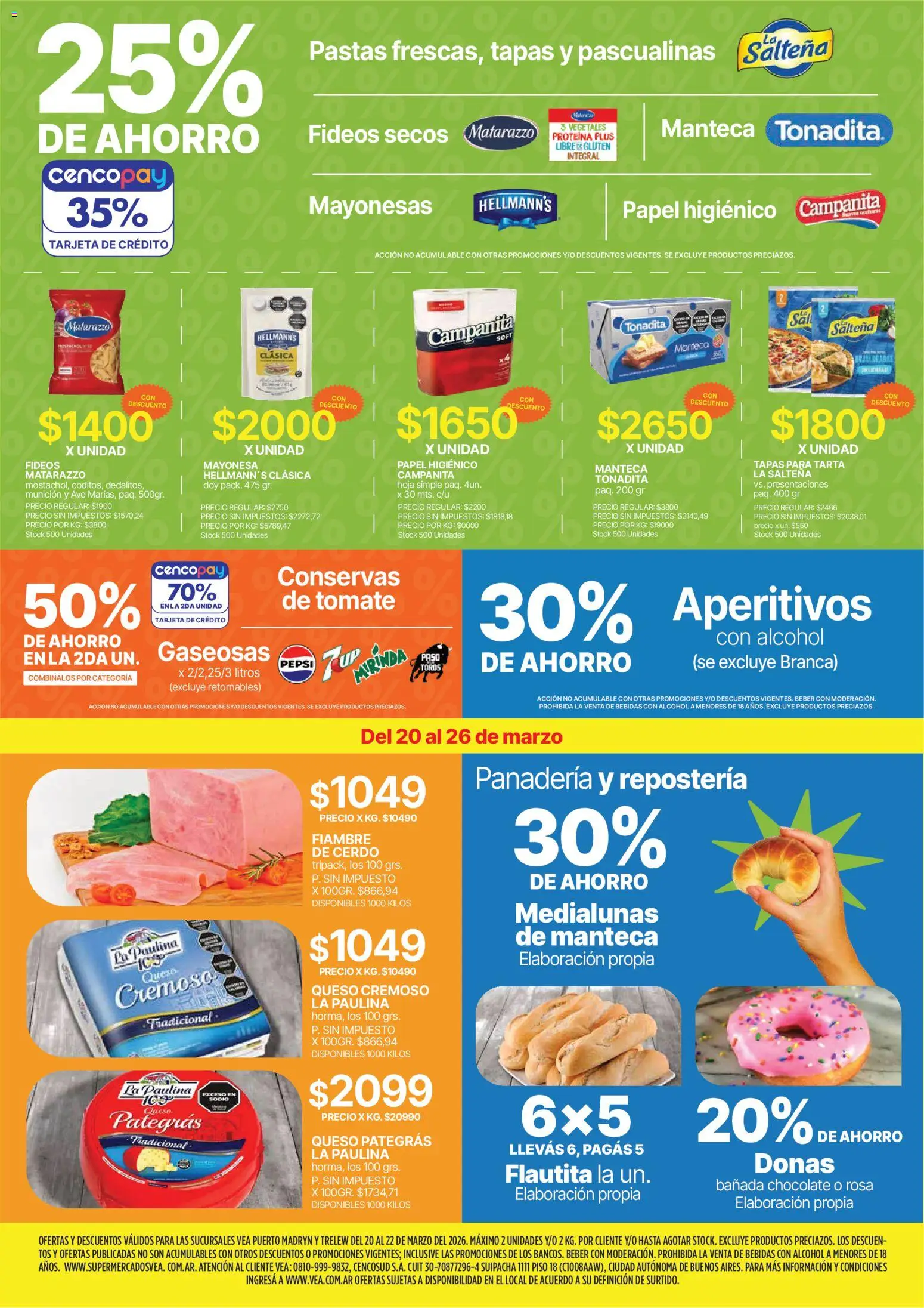 Vea - Ofertas fin de semana Chubut │ válido desde el 20.03.2026 | Página: 2