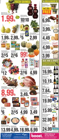 Preview of Mariano's weekly ads valid from 29.10.2025 | Page: 6 | Products: Broccoli, Butter, Cookies, Cucumbers