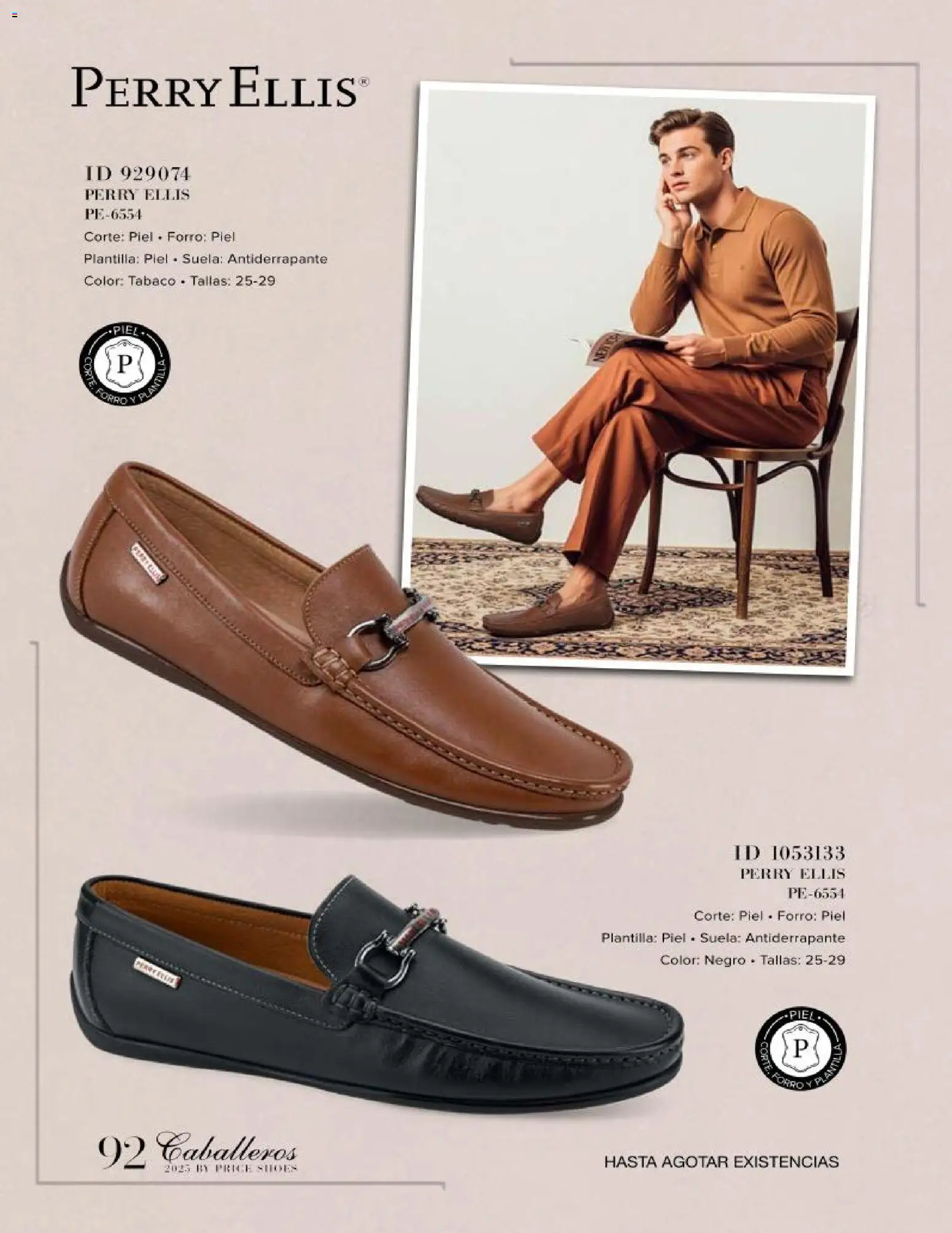 Nuevas ofertas de Price Shoes válidas en toda la República Mexicana desde el 26.11.2025. ¡Encuentra las mejores ofertas en Price Shoes catálogo Caballeros! | Página: 92