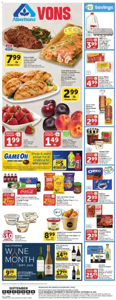 Preview of Vons weekly ads valid from 10.09.2025