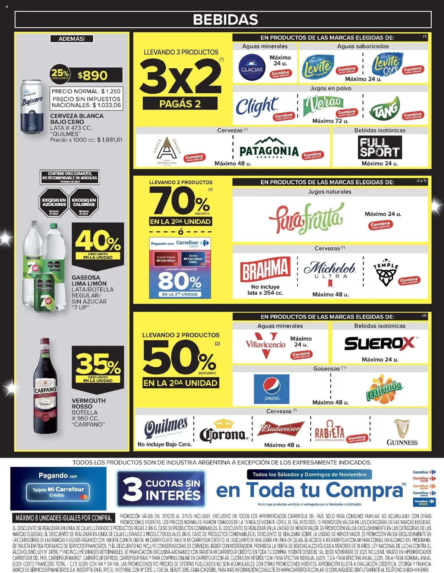 Carrefour -Ofertas - Catamarca │ válido desde el 31.10.2025 | Página: 6 | Productos: Sobre, Polvo, Lima, Limón
