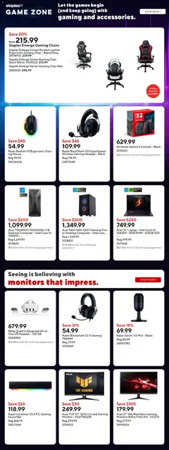 Preview of Staples weekly flyer / circulaire from shop Staples valid from 13.02.2026 | Page: 9