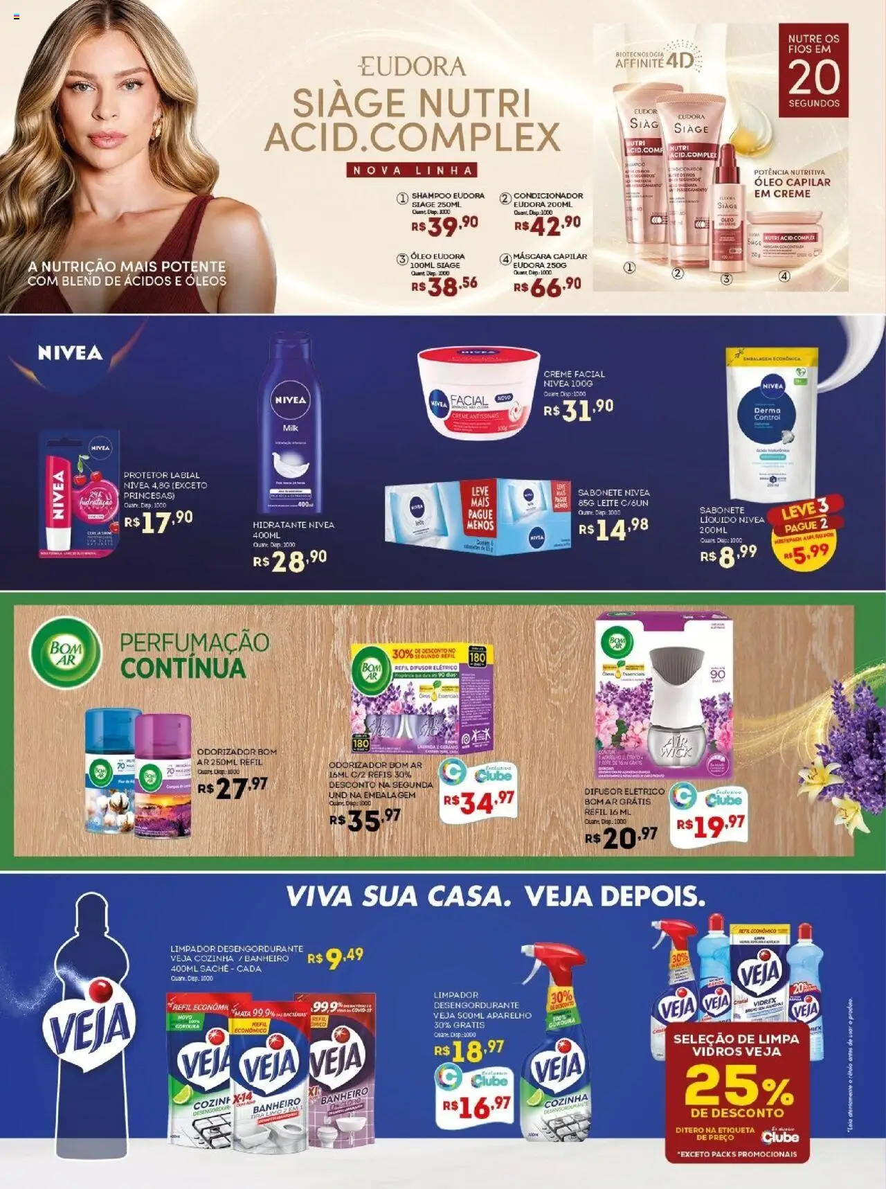 Bistek Supermercados Folheto - válido de 30.07.2025 | Página: 16 | Produtos: Shampoo, Desengordurante, Óleo, Protetor labial