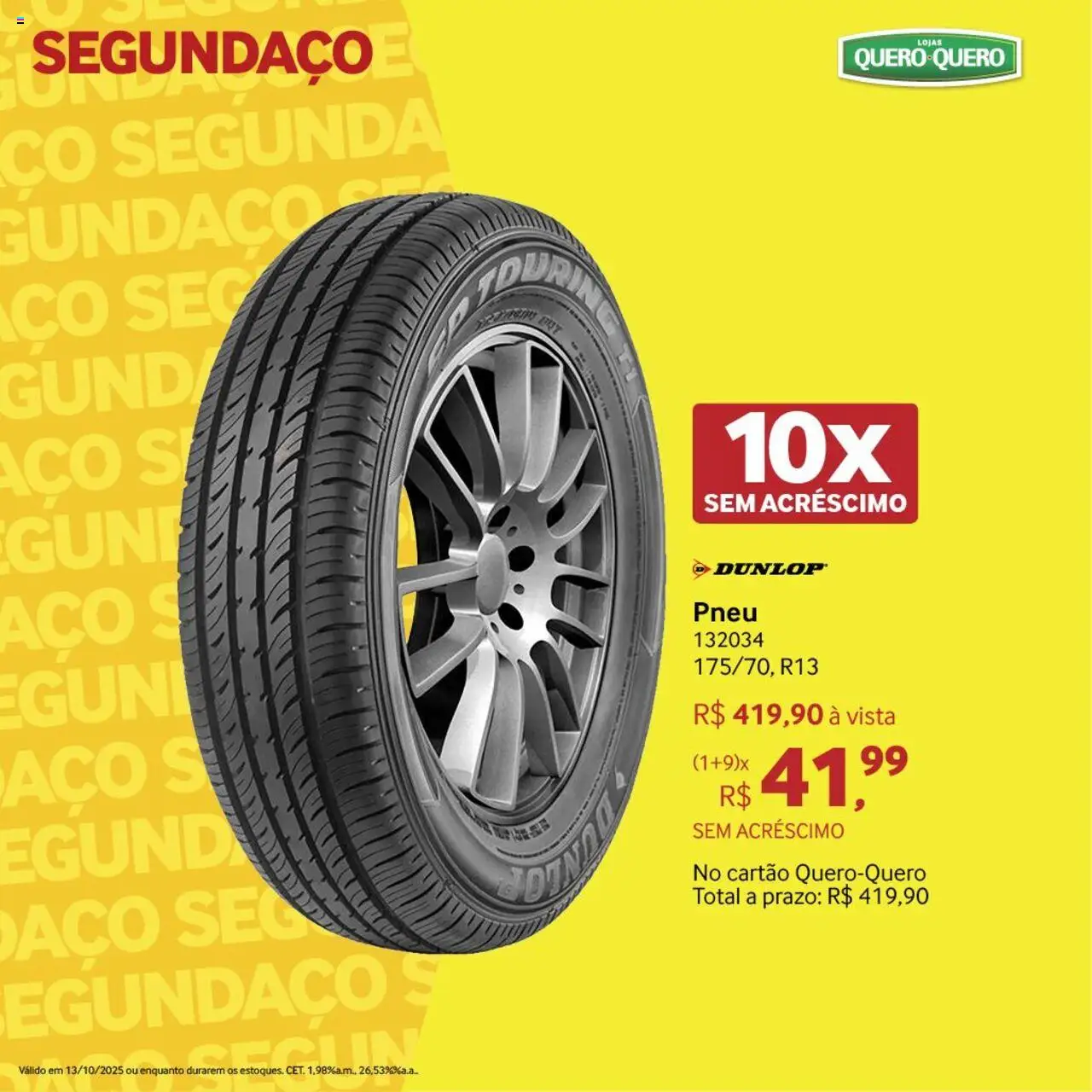 Lojas Quero-Quero Folheto - válido de 13.10.2025 | Página: 13 | Produtos: Pneu
