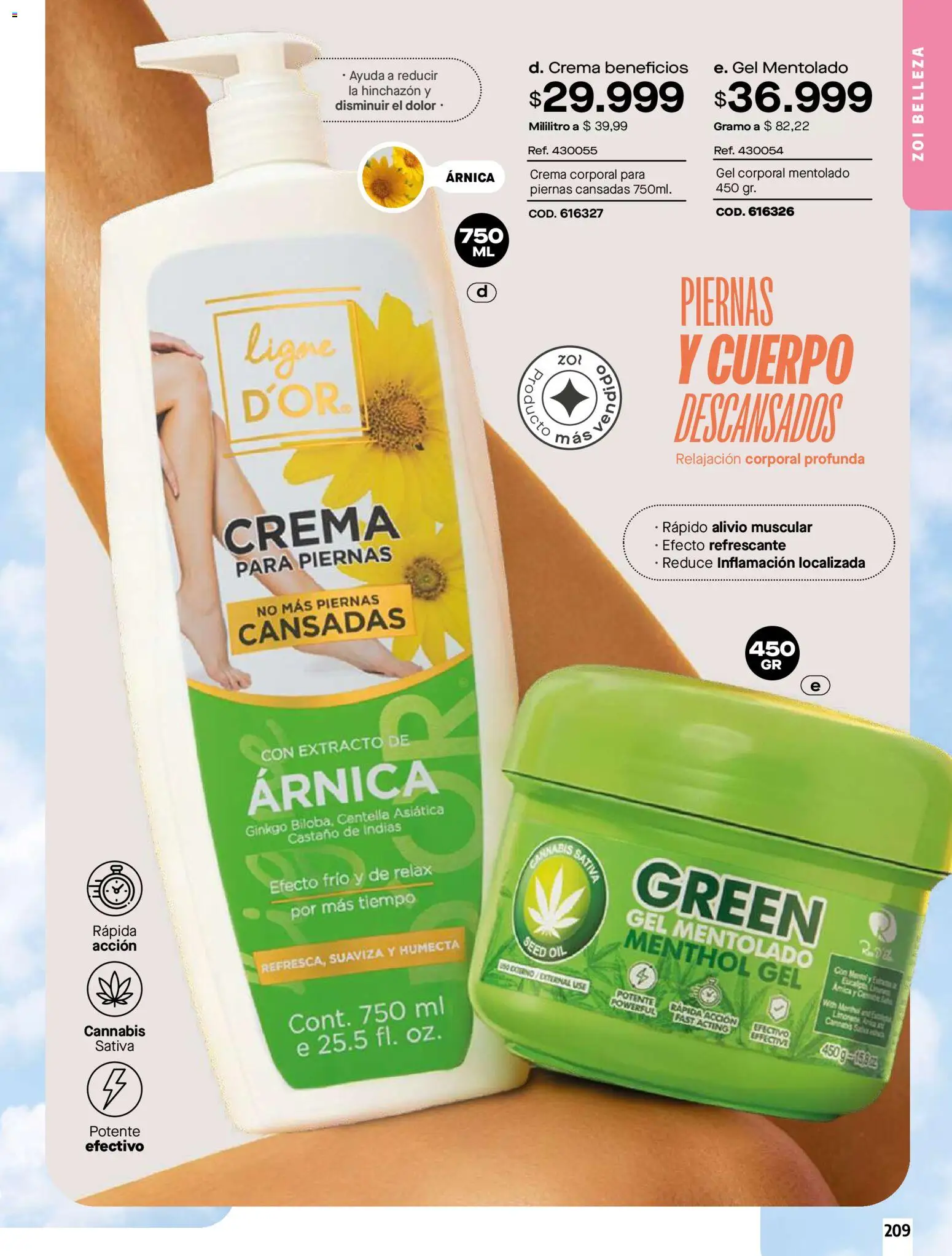 Carmel revista - valida desde el 01.04.2026 | Página: 209 | Productos: Crema, Gel corporal