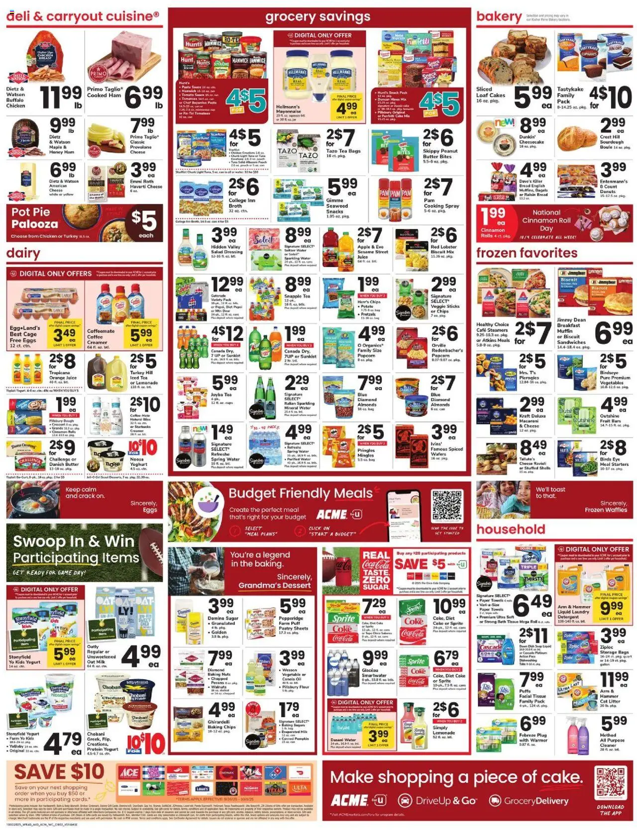 Acme Weekly Ad - NJ - valid from 03.10.2025 | Page: 2 | Products: Coffee, Detergent, Mayonnaise, Bag