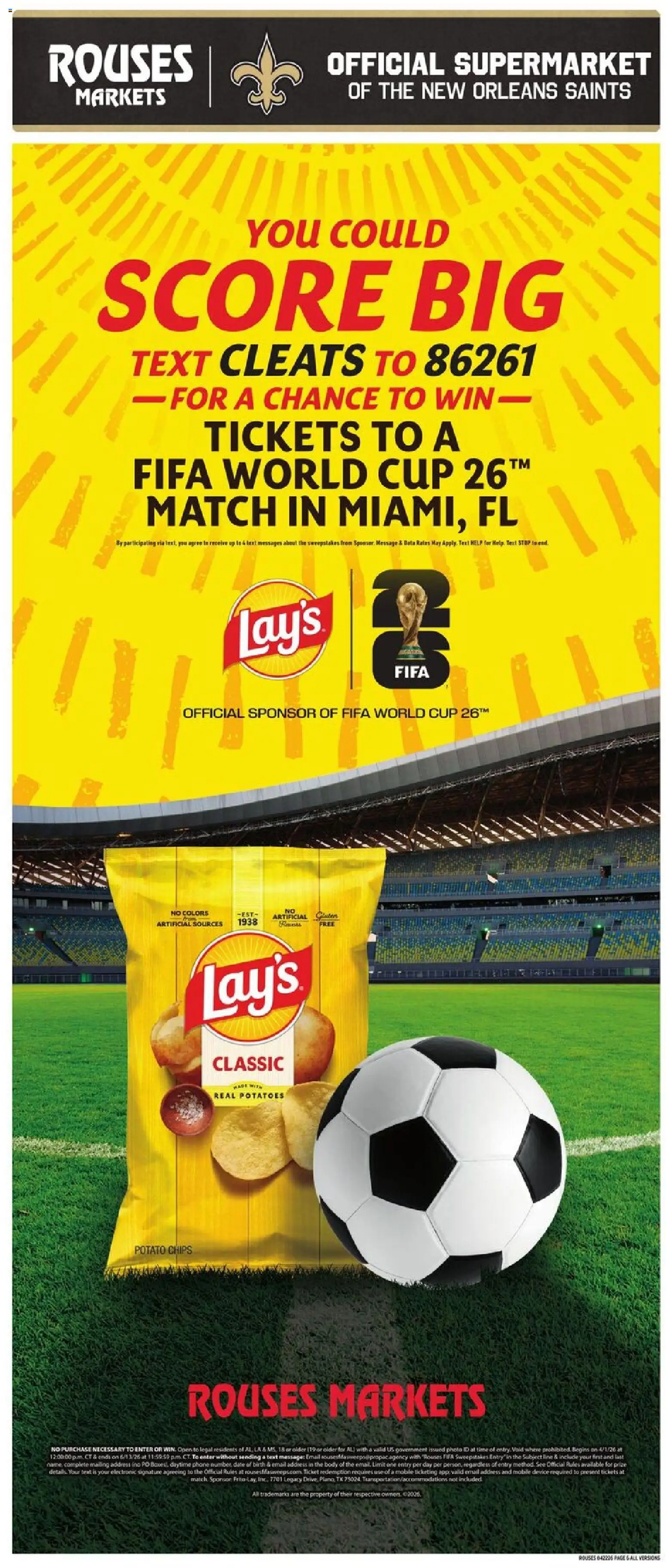 Rouses Weekly Ad - AL - valid from 22.04.2026 | Page: 10 | Products: Chips, Potatoes, Date, Phone