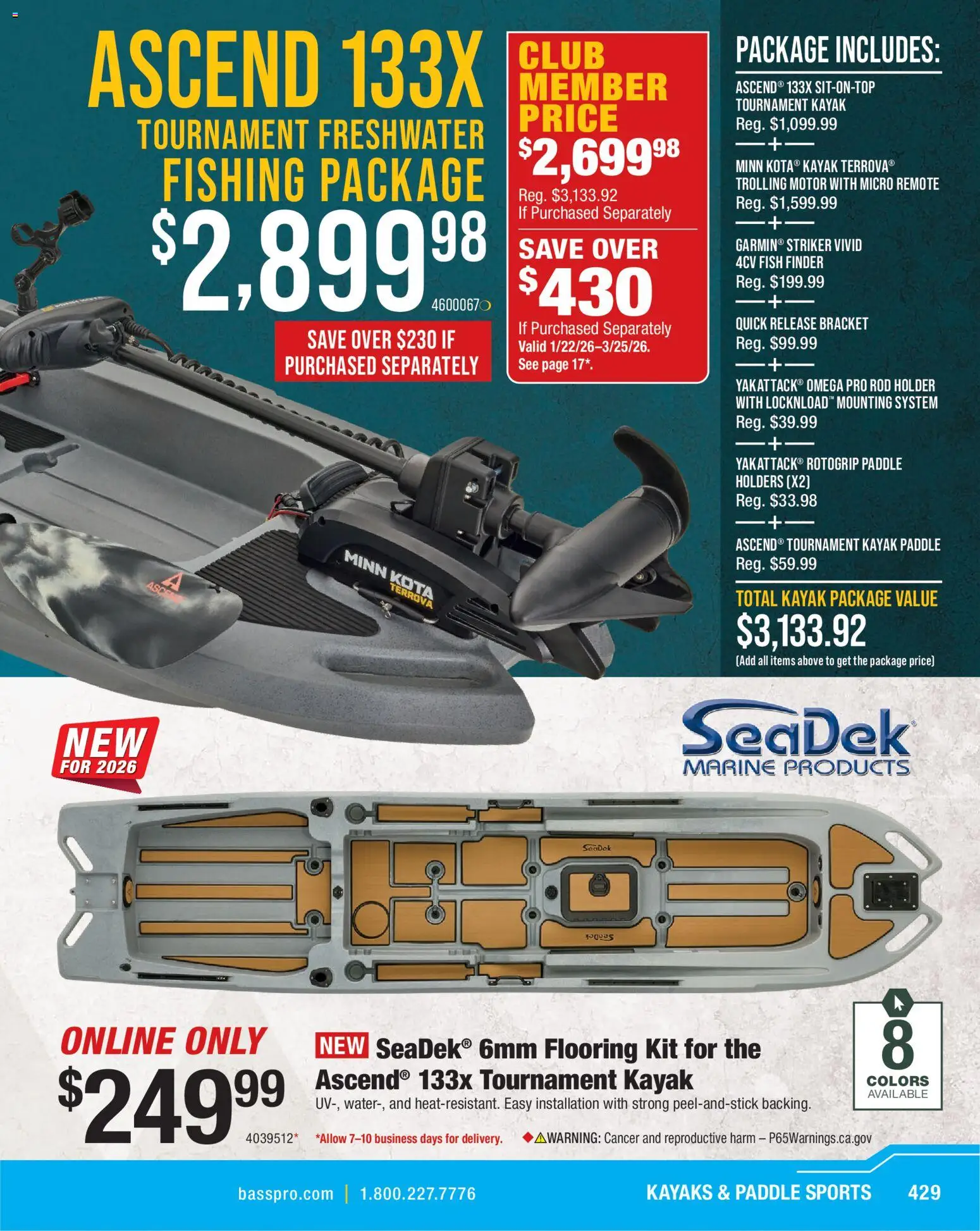 Cabela's Spring Fishing Master 26 - valid from 22.01.2026 | Page: 429