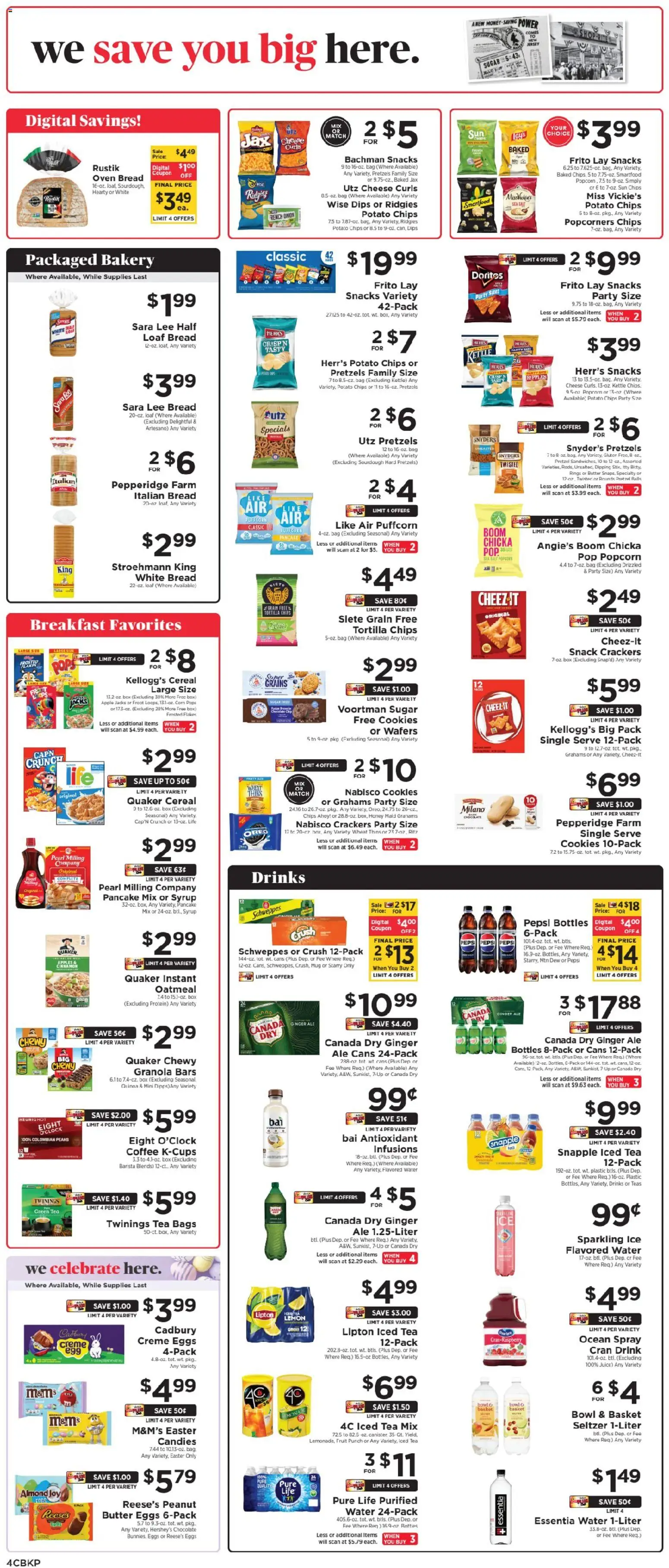 ShopRite Weekly Ad - valid from 20.02.2026 | Page: 4 | Products: Green Tea, Box, Apples, Oven
