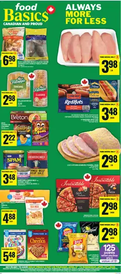 Preview of Food Basics weekly flyer - Ajax from shop Food Basics valid from 09.04.2026