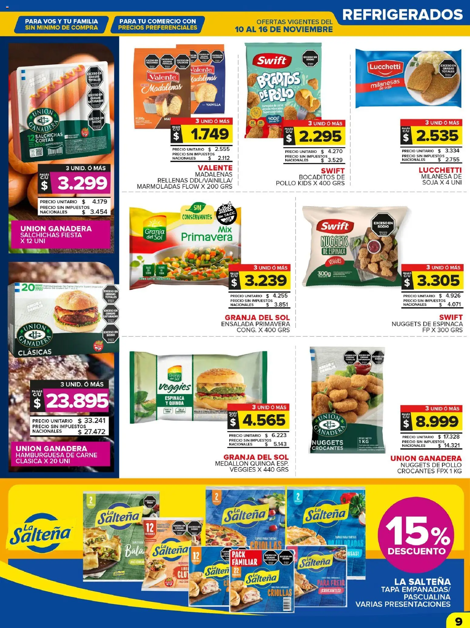 Carrefour Maxi catálogo │ válido desde el 10.11.2025 | Página: 11 | Productos: Peso, Pollo, Milanesa, Espinaca