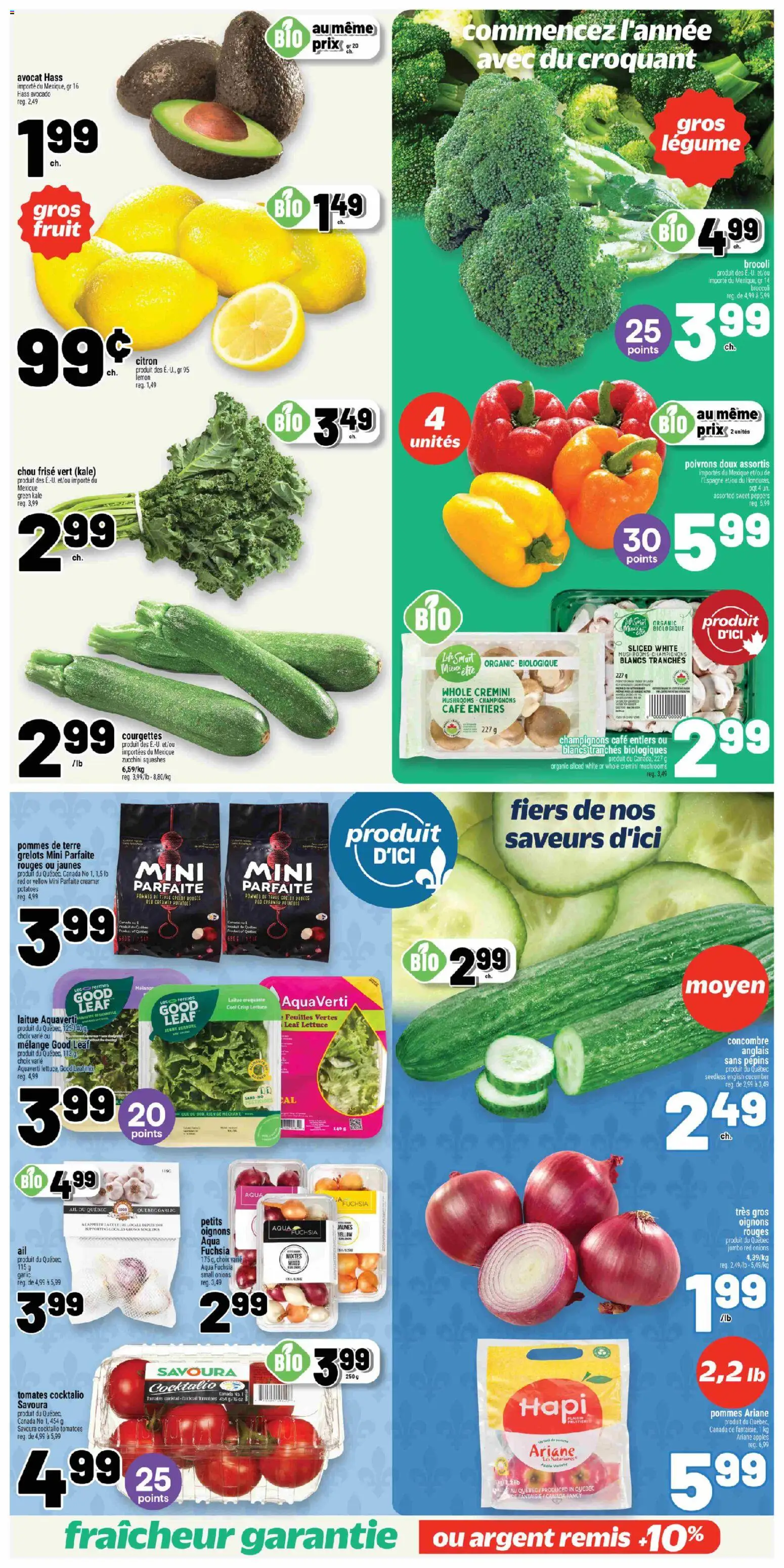 Metro flyer valid from 01.01.2026 | Page: 8 | Products: Potatoes, Apples, Tomatoes