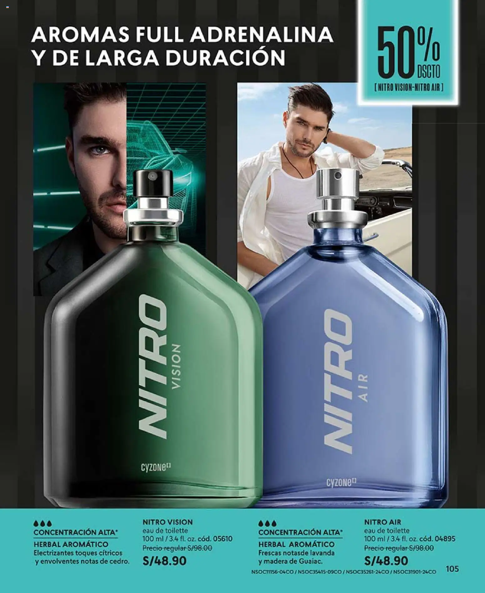 Catálogo CyZone válido desde 14.03.2026 | Página: 105 | Productos: EAU de Toilette