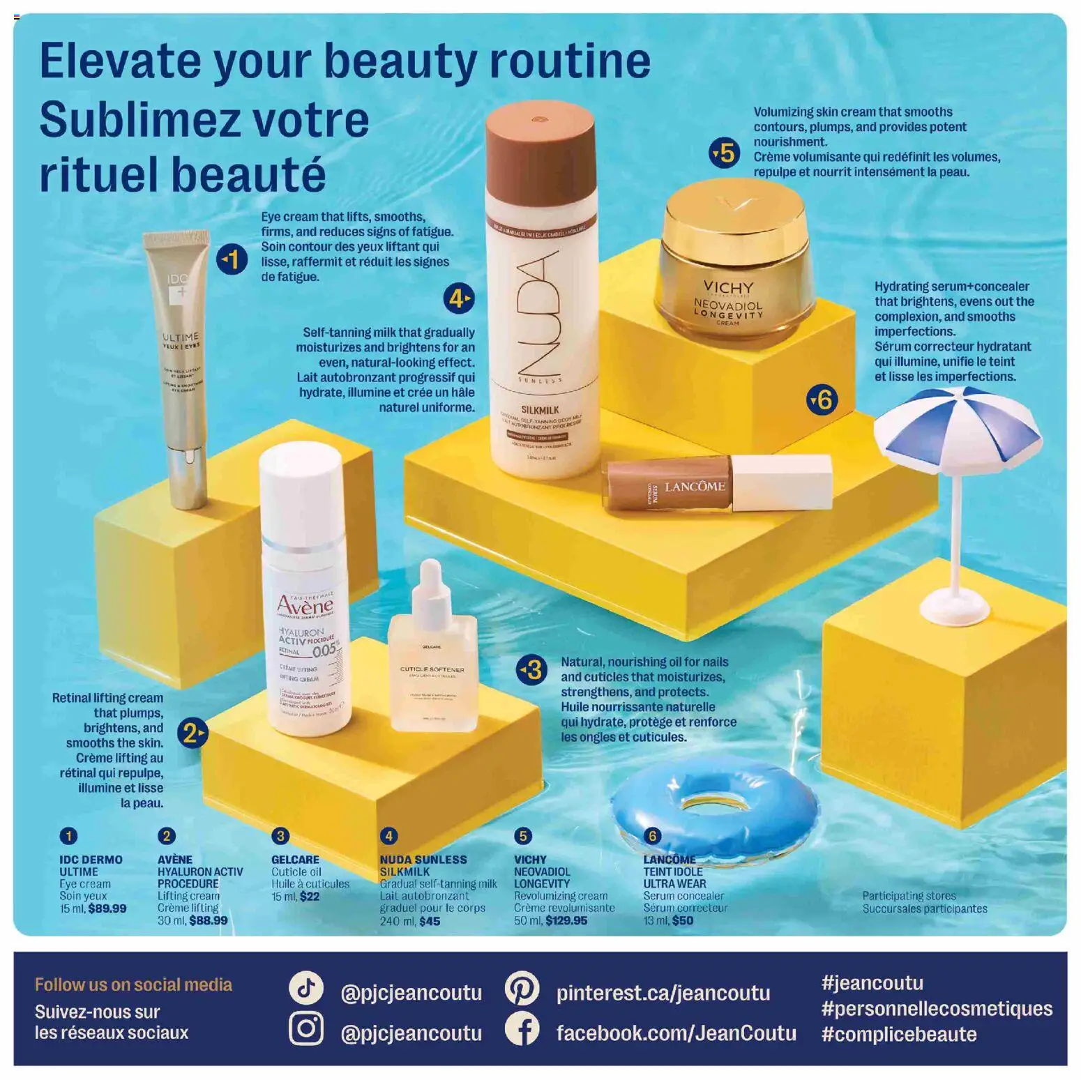 Jean Coutu flyer valid from 30.04.2026 | Page: 9 | Products: Cream, Concealer, Milk, Oil