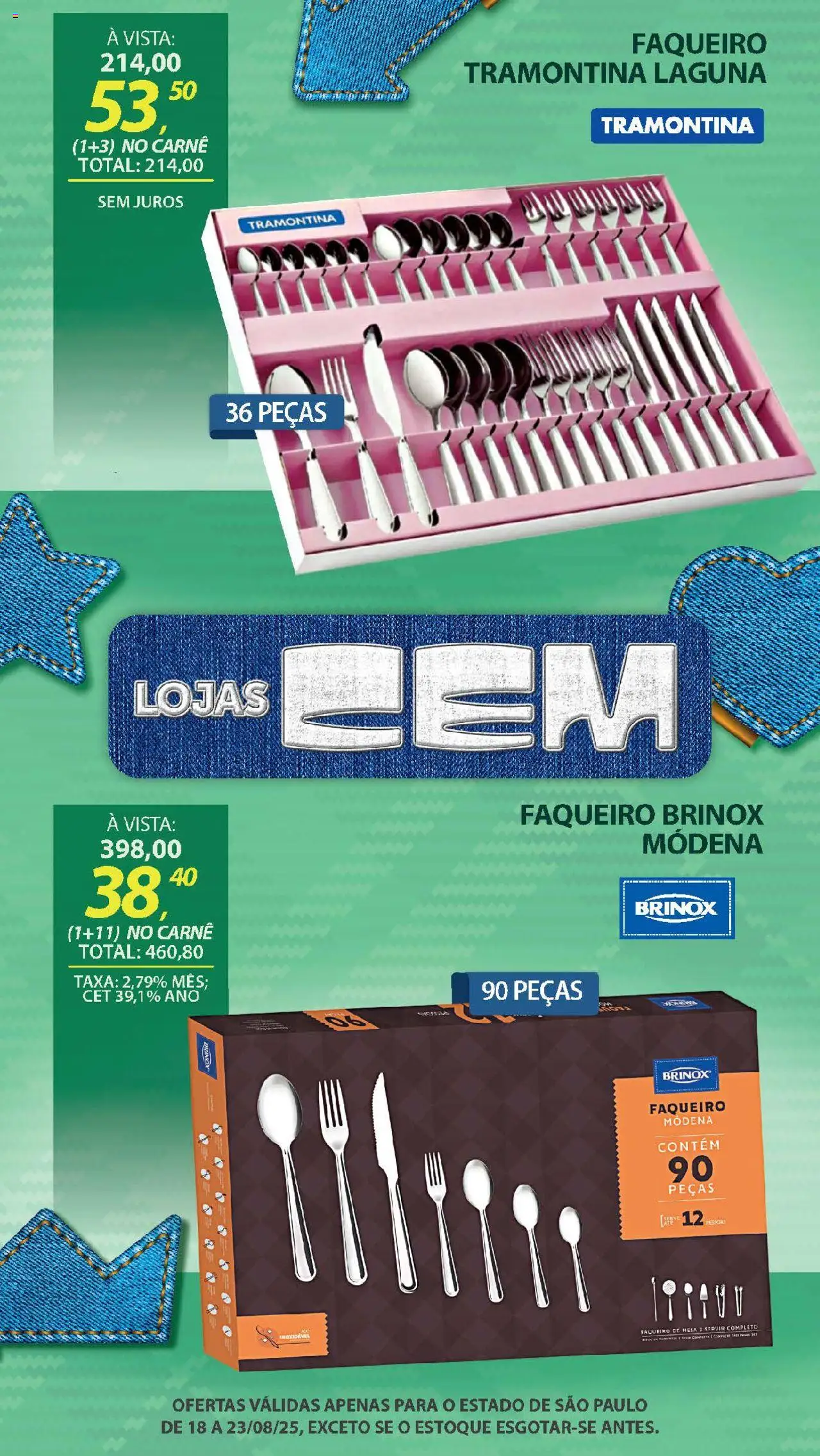 Lojas Cem Folheto - válido de 18.08.2025 | Página: 36 | Produtos: Carne