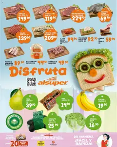Nuevas ofertas de Alsuper válidas en toda la República Mexicana desde el 05.09.2025. ¡Encuentra las mejores ofertas en ALA DE POLLO ENCHILADA KG, Ala de pollo enchilada por kilogramo! | Página: 8
