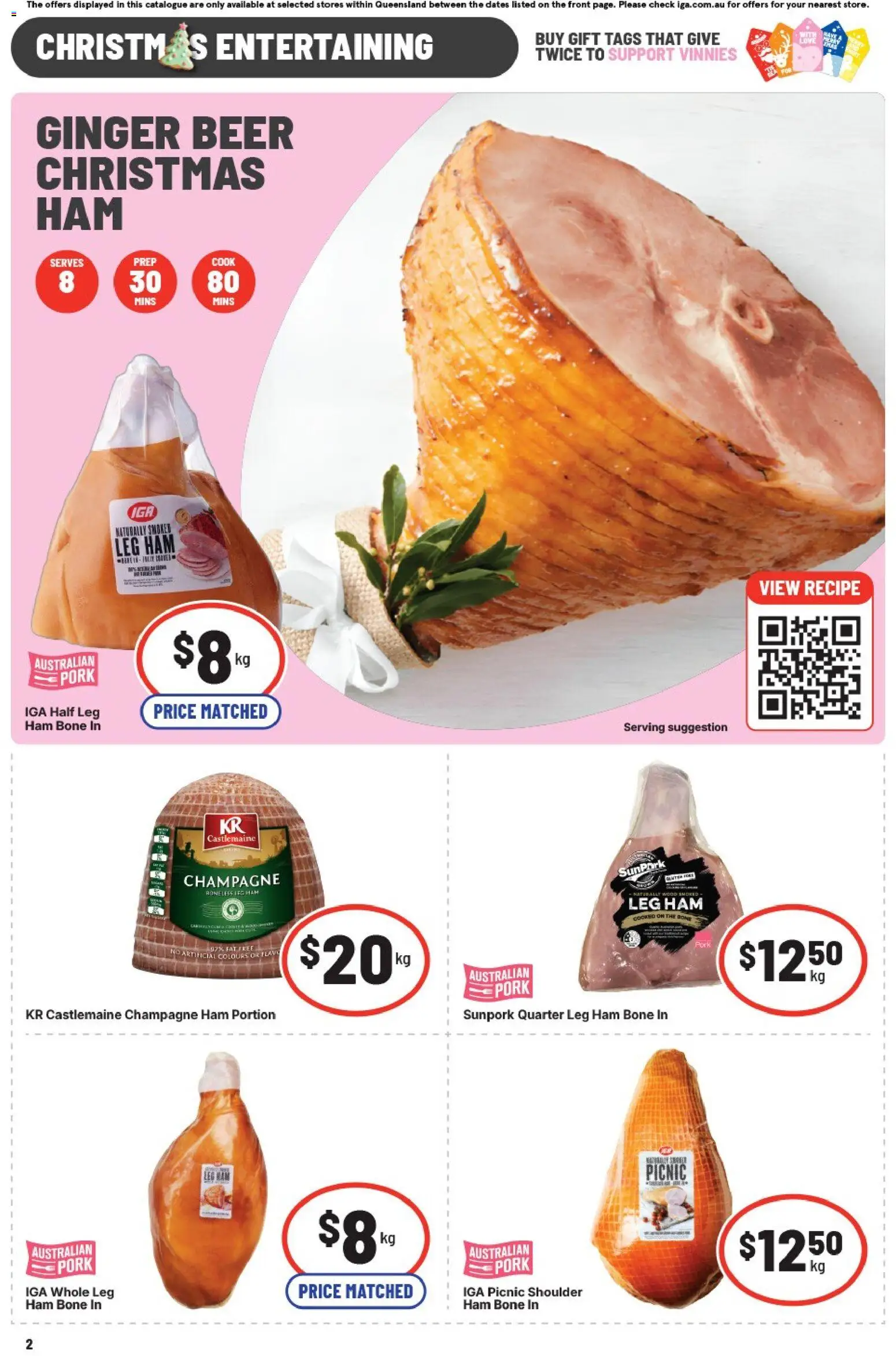 IGA catalogue - valid from 19.11.2025 | Page: 3 | Products: Ginger, Ham, Beer, Wood