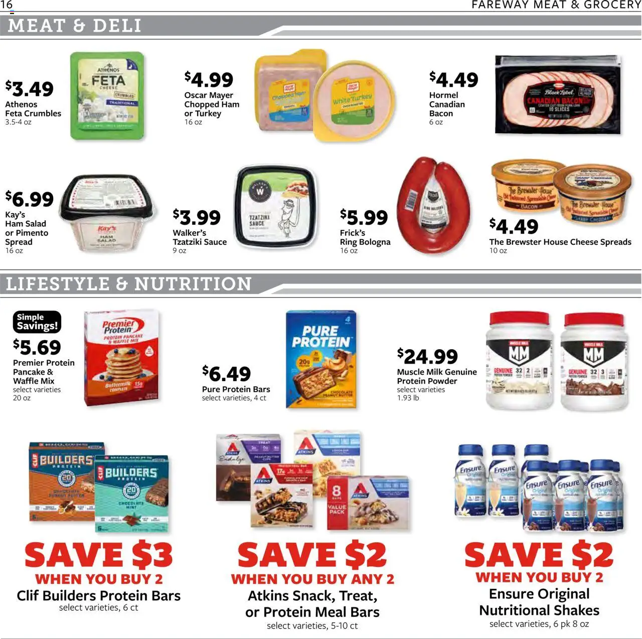 Fareway Weekly Ad - valid from 06.10.2025 | Page: 16 | Products: Ring, Powder, Butter, Ham