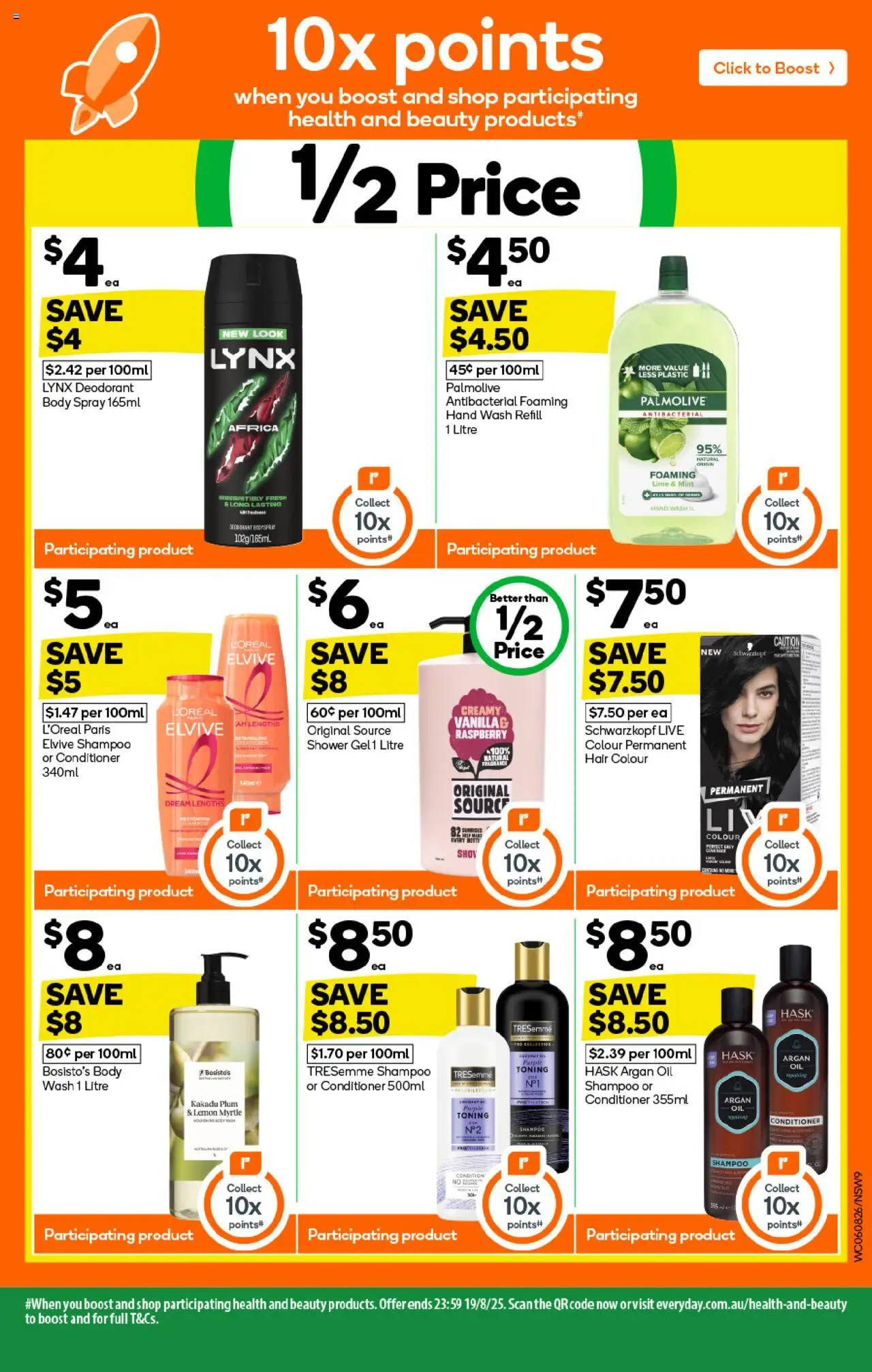 Woolworths catalogue - valid from 06.08.2025 | Page: 9 | Products: Hair colour, Deodorant, Lemon, Lime