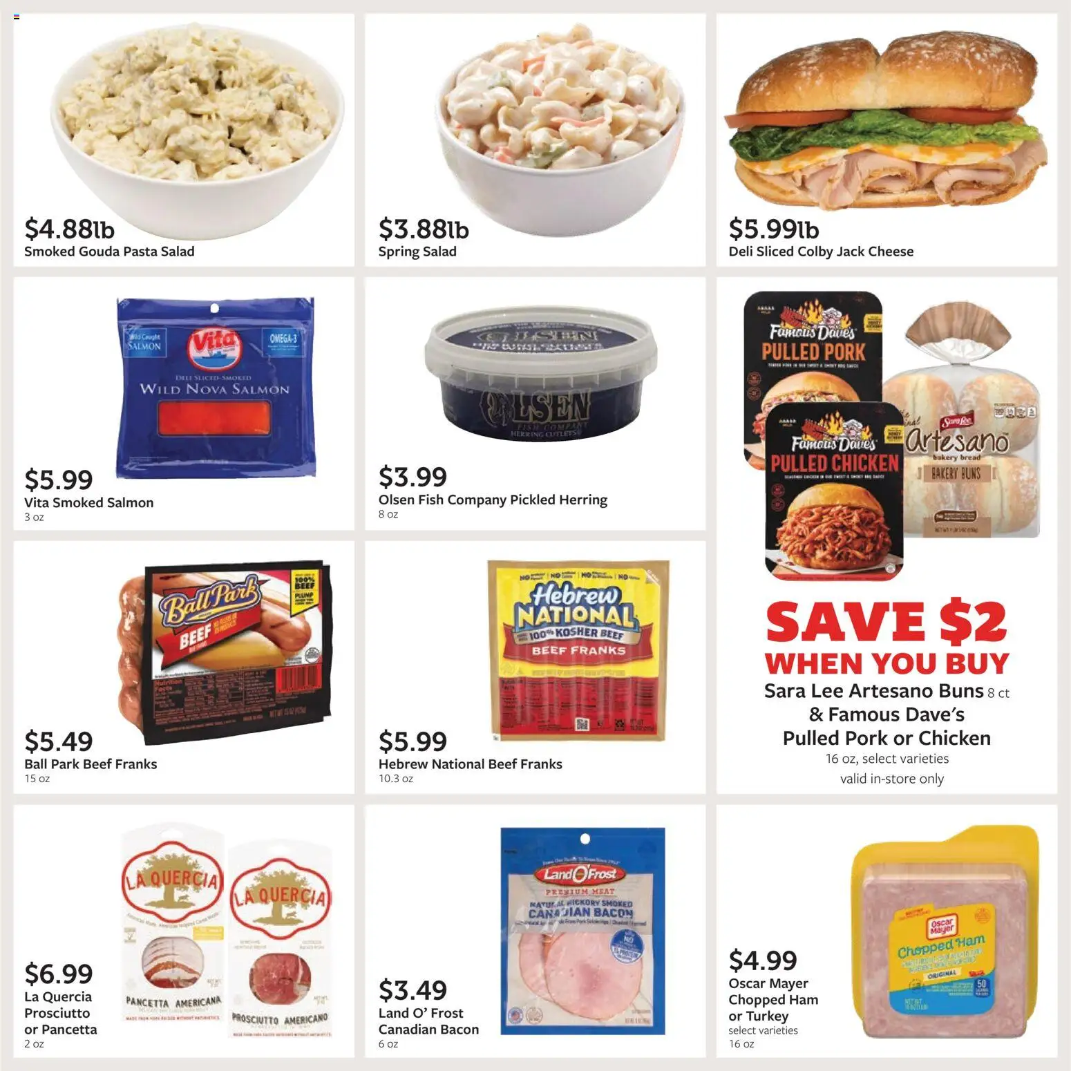 Fareway Monthly Ad - valid from 30.03.2026 | Page: 22 | Products: Bakery, Bread, Pork, Beef