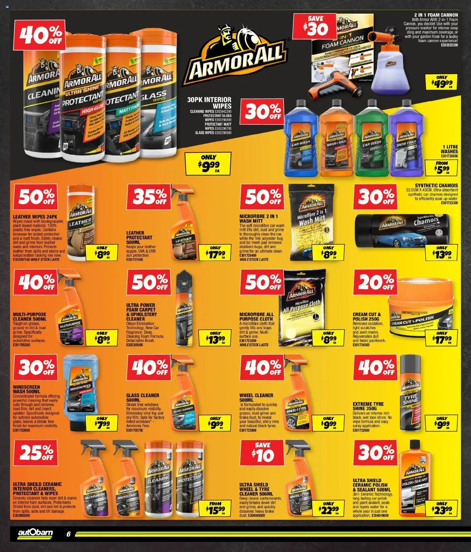 Autobarn catalogue - valid from 22.10.2025 | Page: 6 | Products: Fragrance, Safe, Washer, Screen