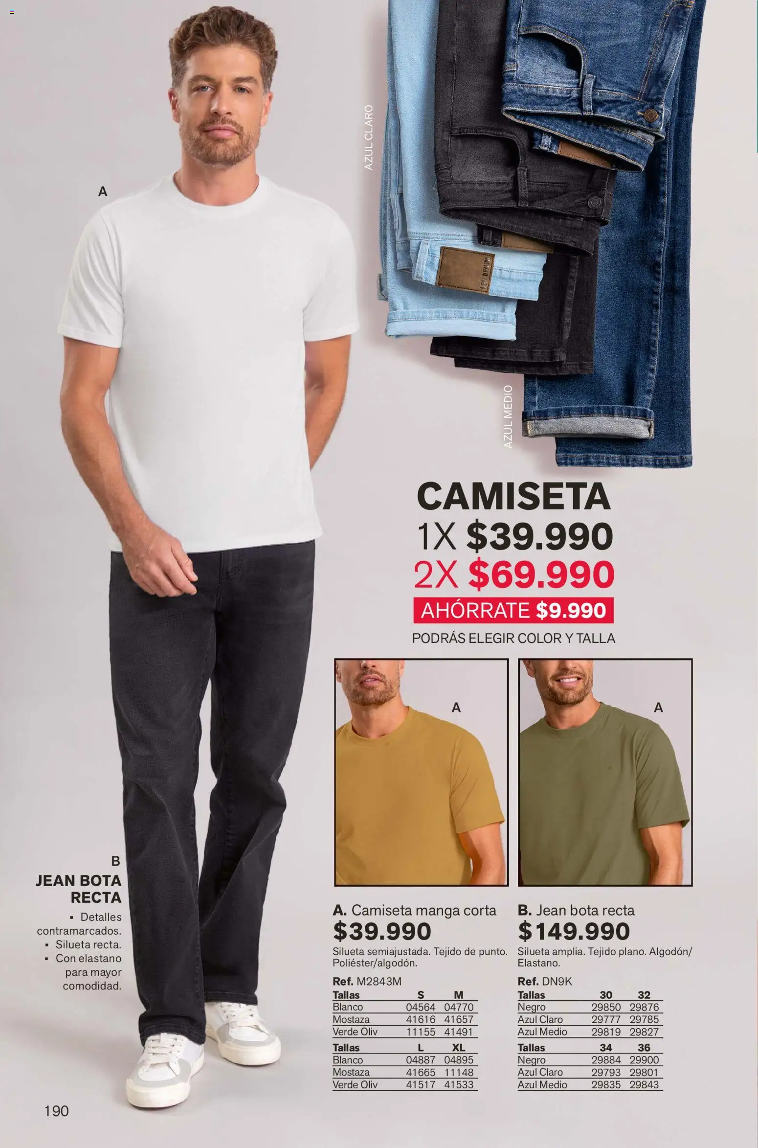 Leonisa revista - valida desde el 01.02.2026 | Página: 190 | Productos: Jean, Camiseta, Mostaza