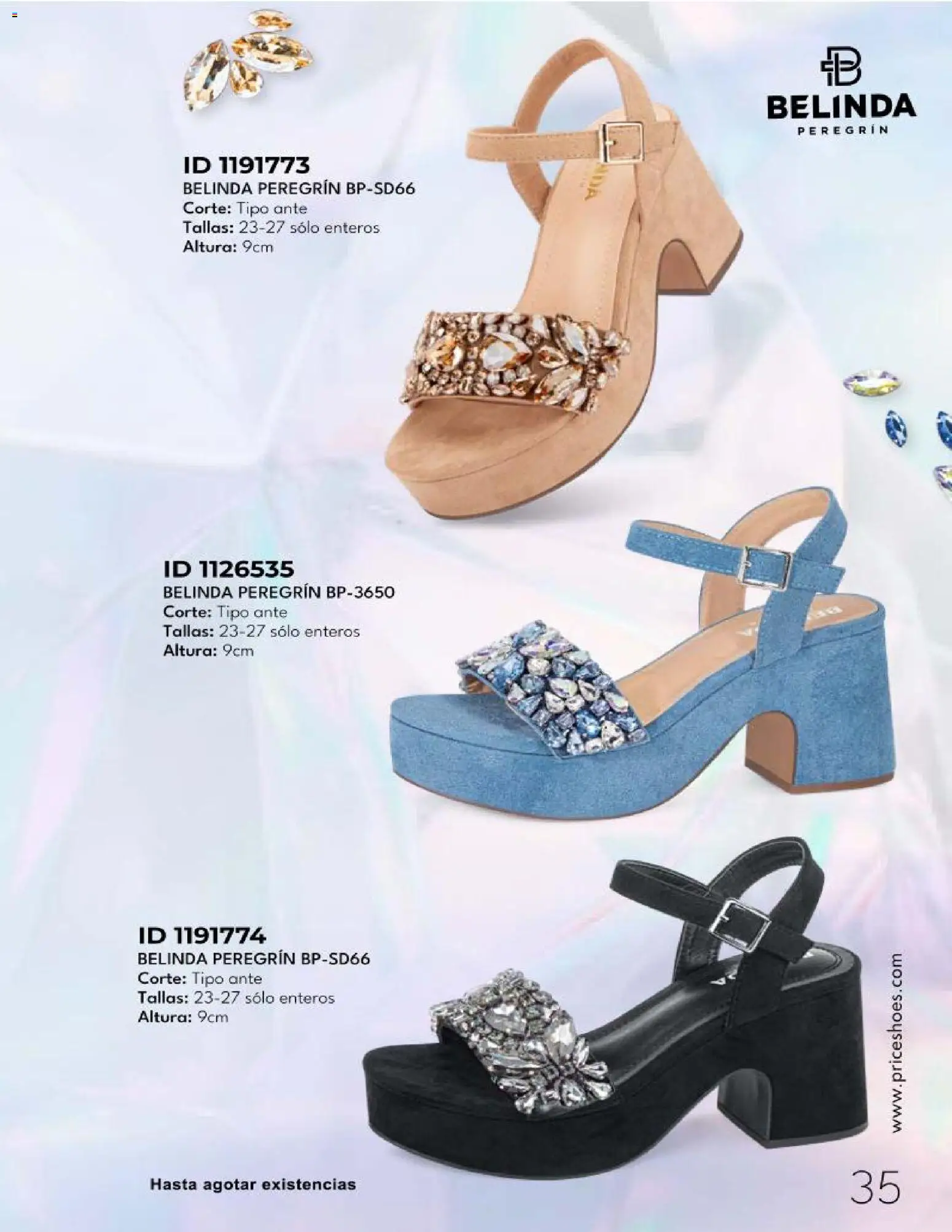 Nuevas ofertas de Price Shoes válidas en toda la República Mexicana desde el 08.12.2025. ¡Encuentra las mejores ofertas en Price Shoes catálogo Belinda! | Página: 35