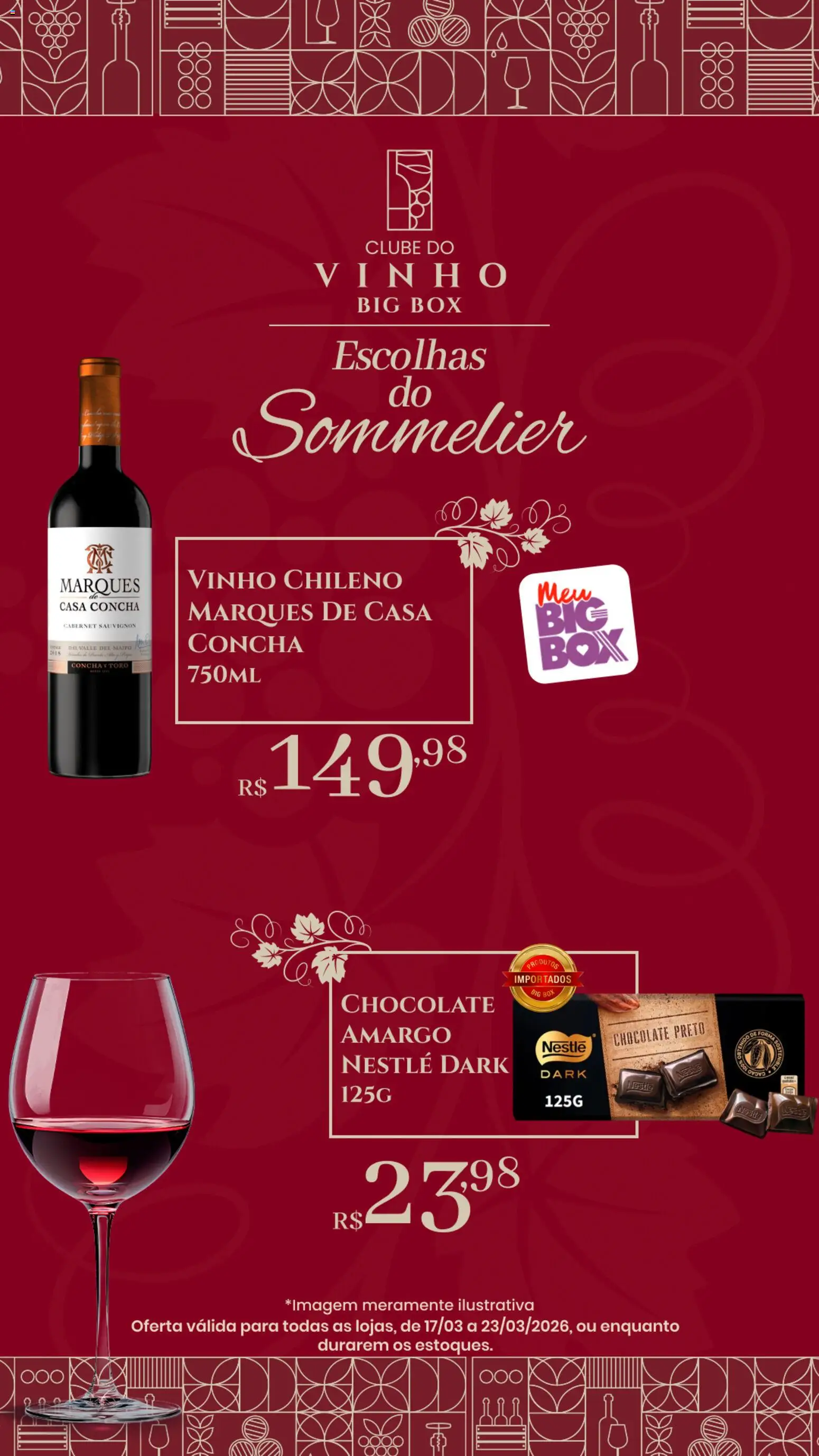 Big Box Folheto - válido de 17.03.2026 | Página: 7 | Produtos: Chocolate, Vinho