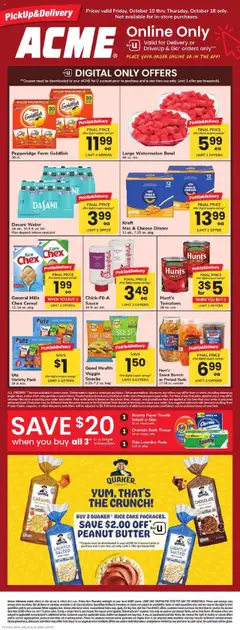 Preview of Acme weekly ads valid from 10.10.2025