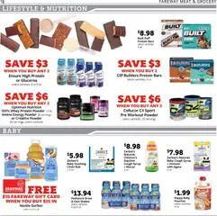 Preview of Fareway weekly ads valid from 03.11.2025 | Page: 18 | Products: Protein Powder, Creatine, Powder, Chocolate