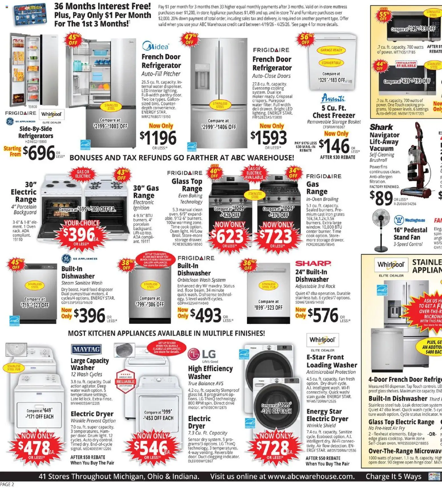 ABC Warehouse Weekly Ad - valid from 19.04.2026 | Page: 2