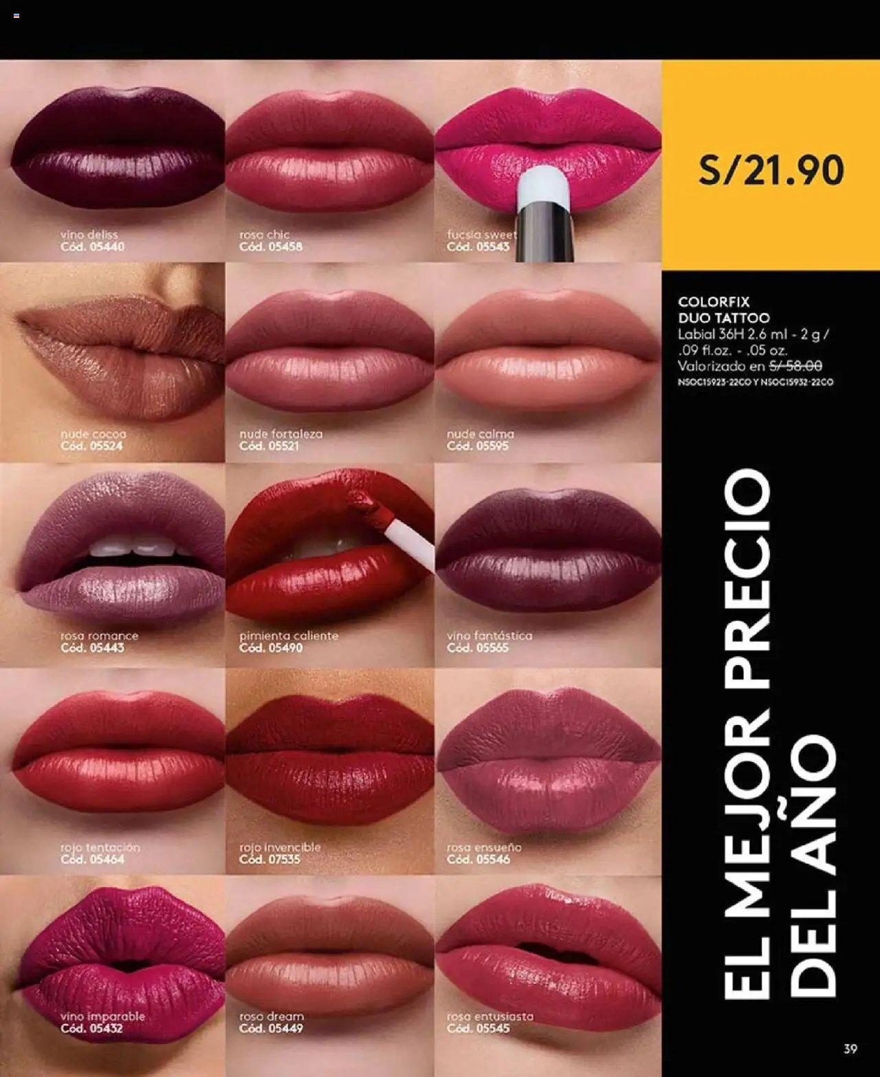 Catálogo Ésika válido desde 25.08.2025 | Página: 39 | Productos: Vino