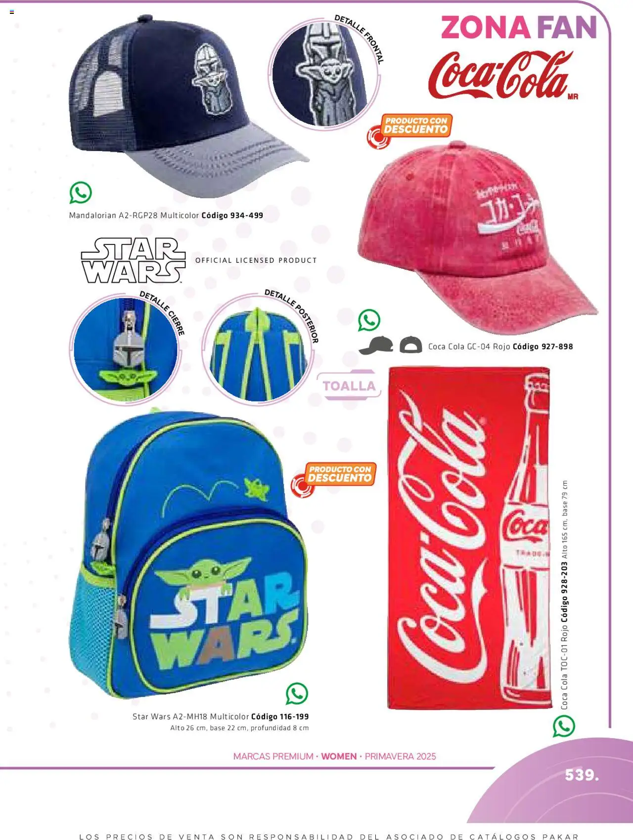 Nuevas ofertas de SC Pakar válidas en toda la República Mexicana desde el 06.03.2025. ¡Encuentra las mejores ofertas en SC Pakar catálogo Women! | Página: 539 | Productos: Toalla