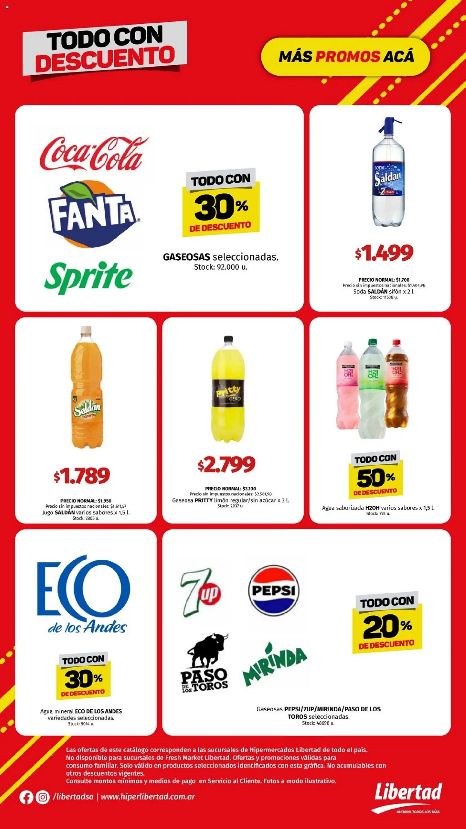 Hipermercado Libertad - Todo con sem 01 │ válido desde el 30.12.2025 | Página: 9 | Productos: Azucar, Soda, Agua, Jugo
