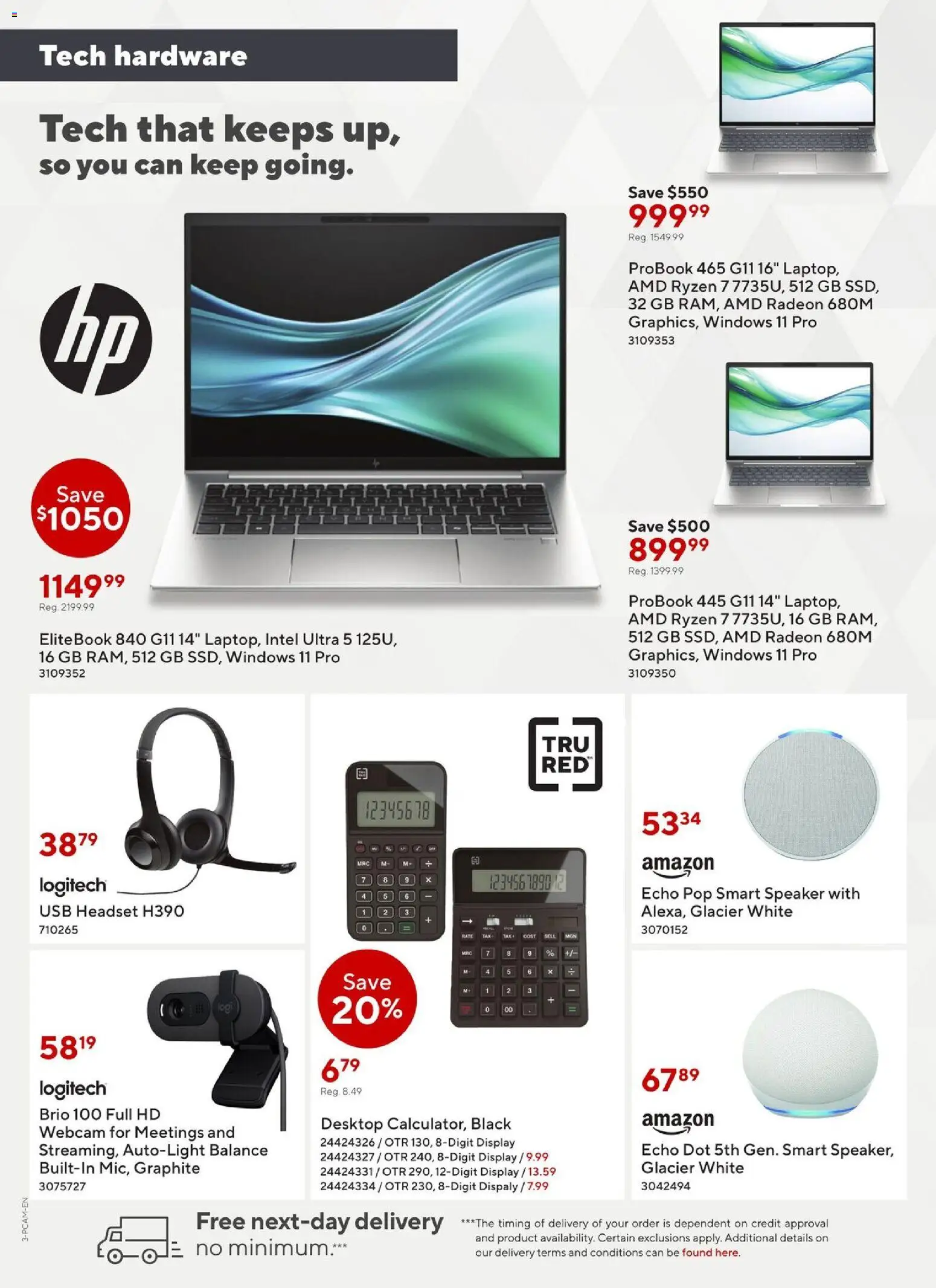 Staples flyer valid from 05.12.2025 | Page: 3 | Products: Speaker